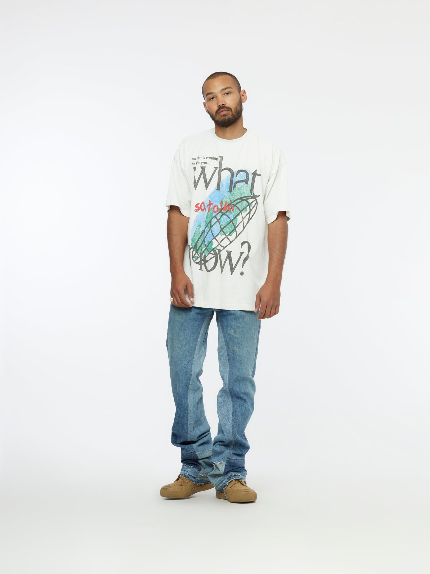 Reconstructed Denim Pant