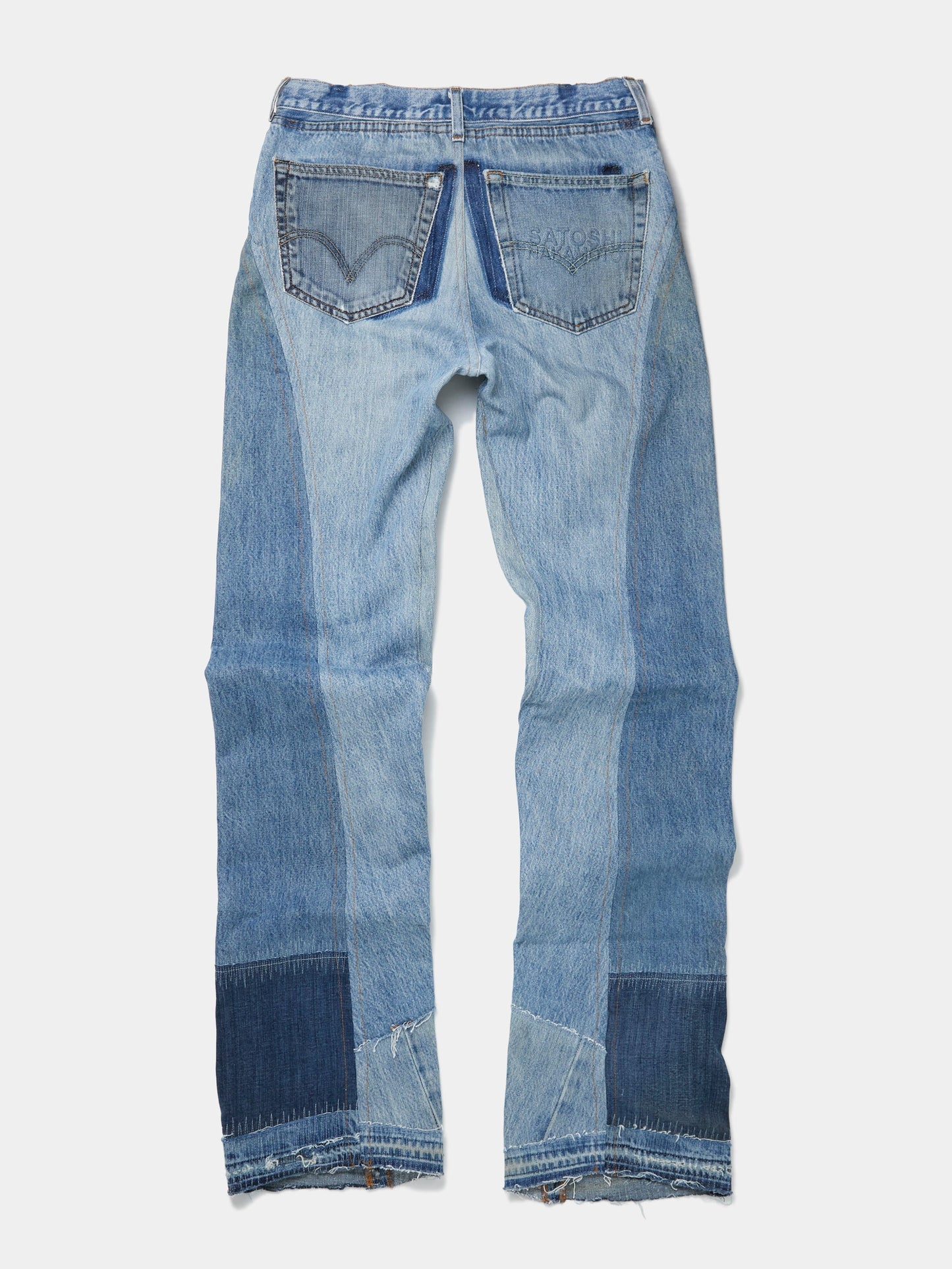 Reconstructed Denim Pant