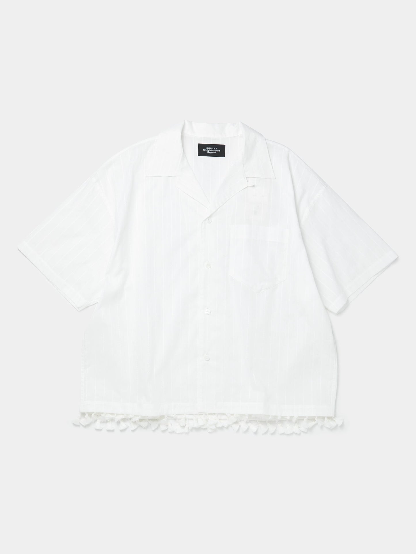 Tassel Fringe SS Shirt (White)