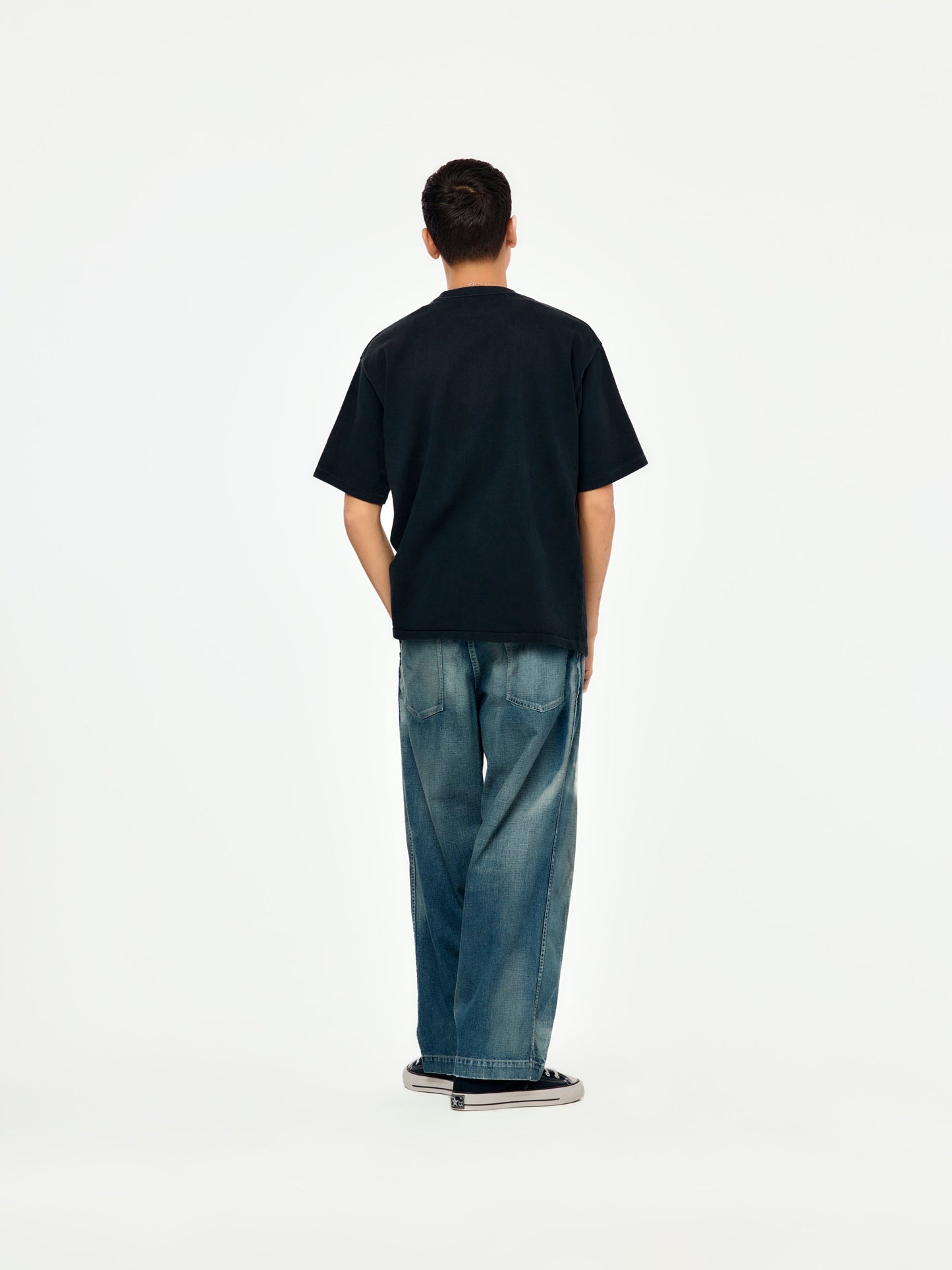 US ARMY DUNGAREE DENIM TROUSERS (Indigo)
