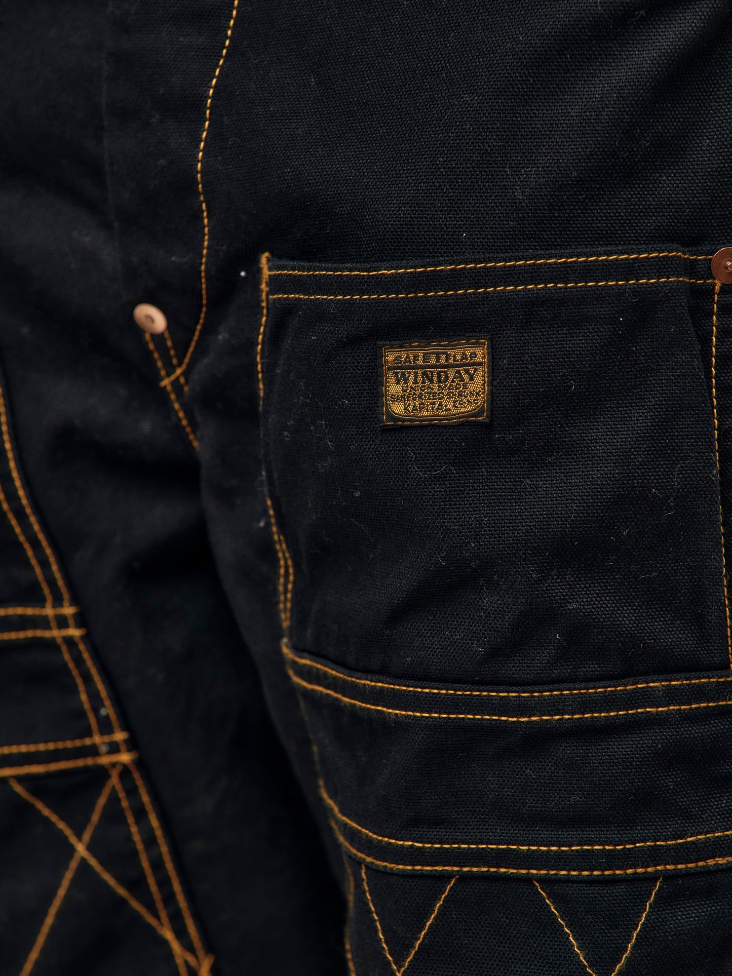 Light Canvas LUMBER Pants (Black)