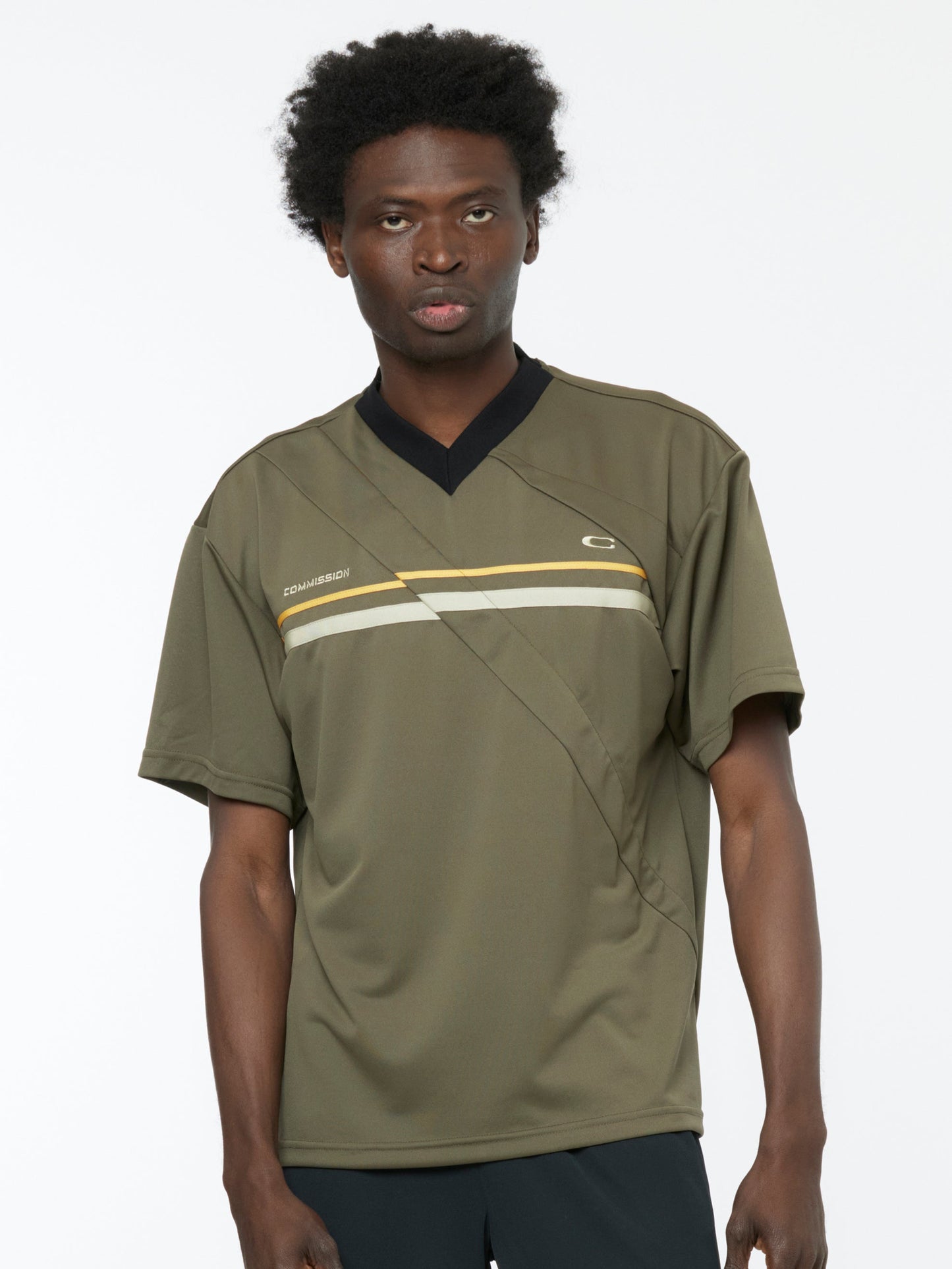 Creased Soccer T-Shirt (Olive)