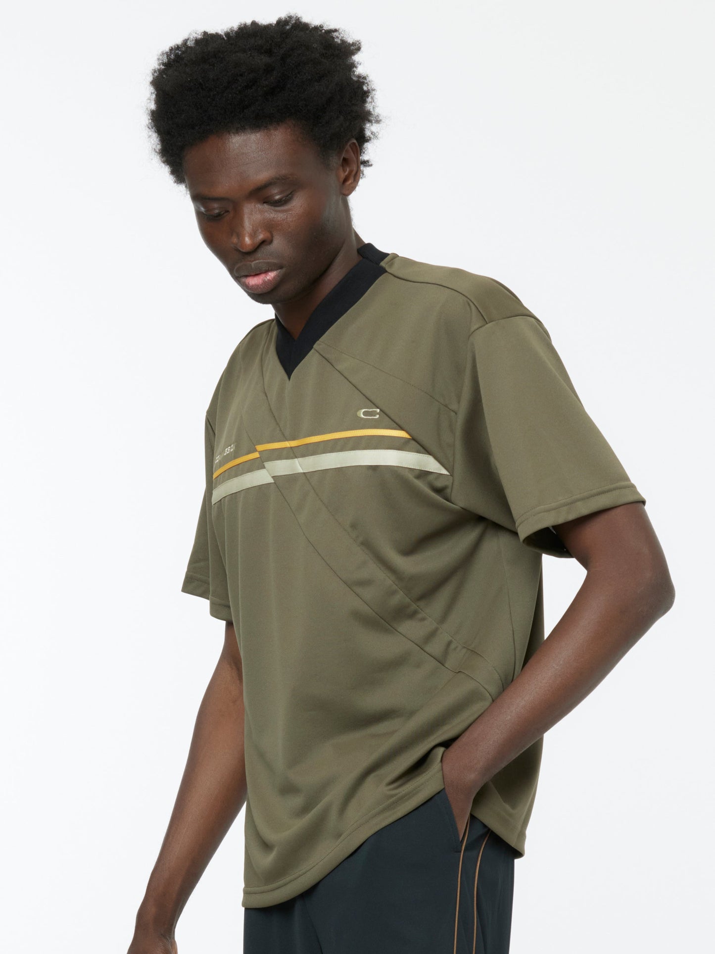 Creased Soccer T-Shirt (Olive)
