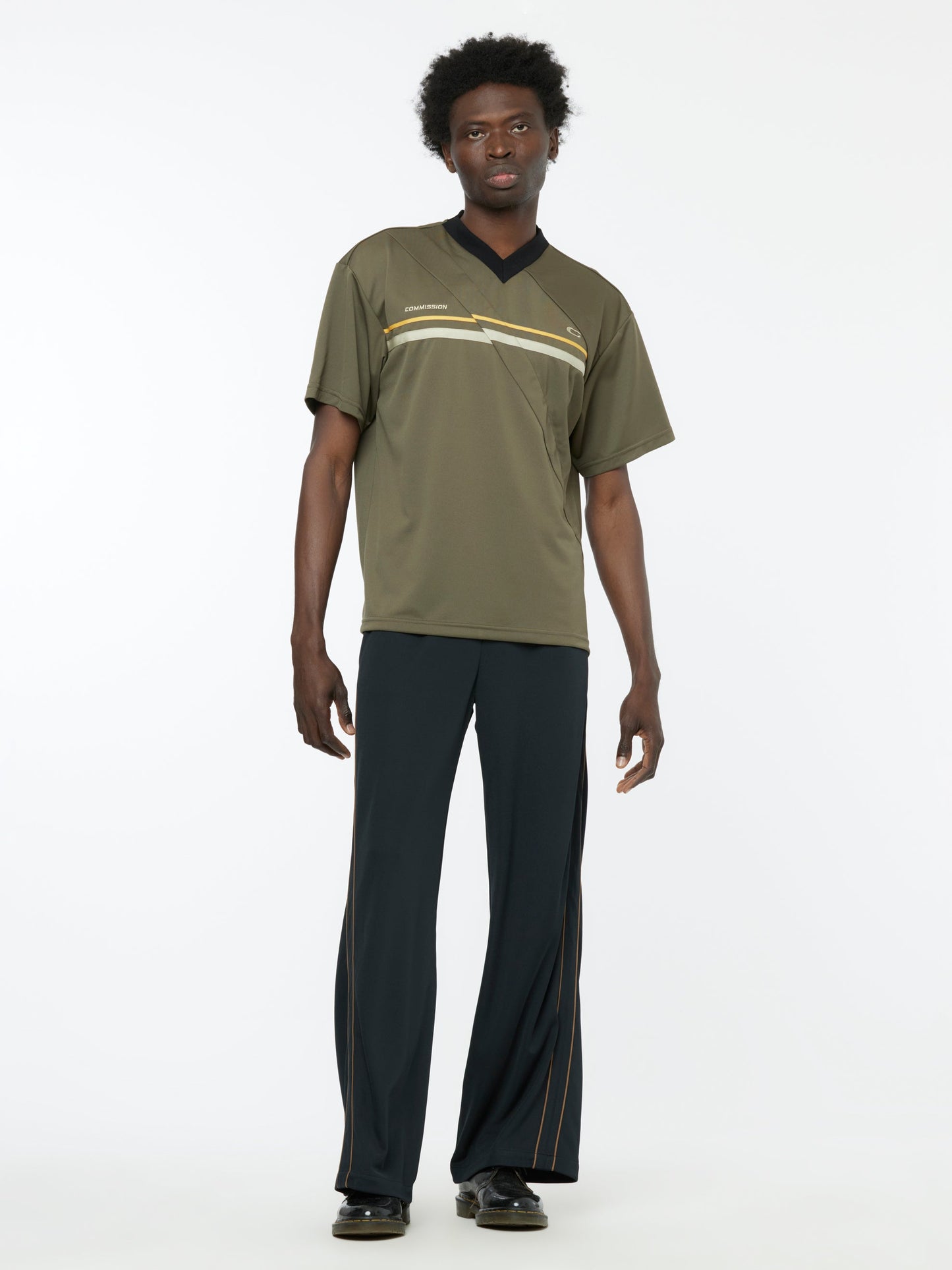 Creased Soccer T-Shirt (Olive)
