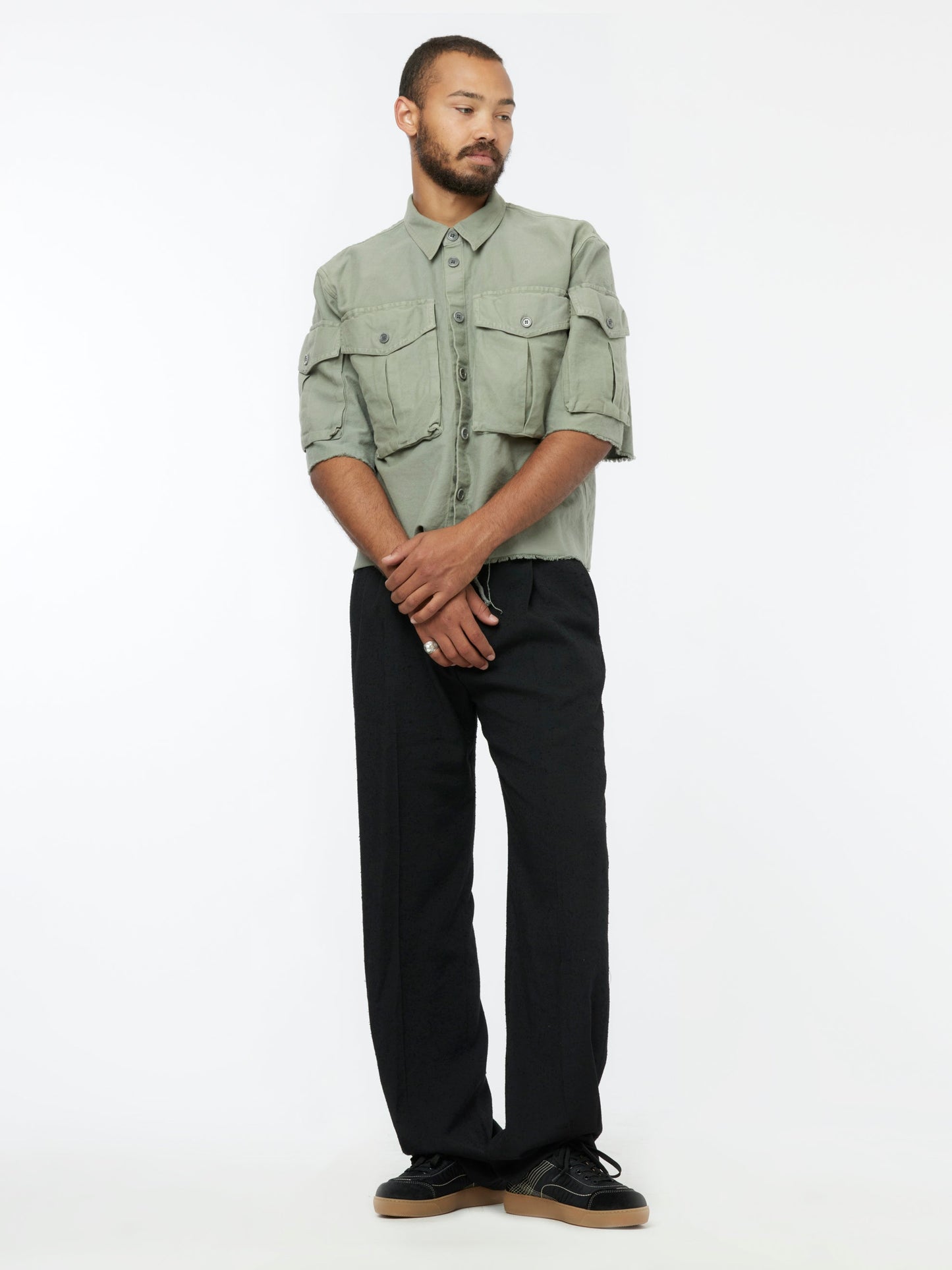 Pyman Drapy Pants (Black)