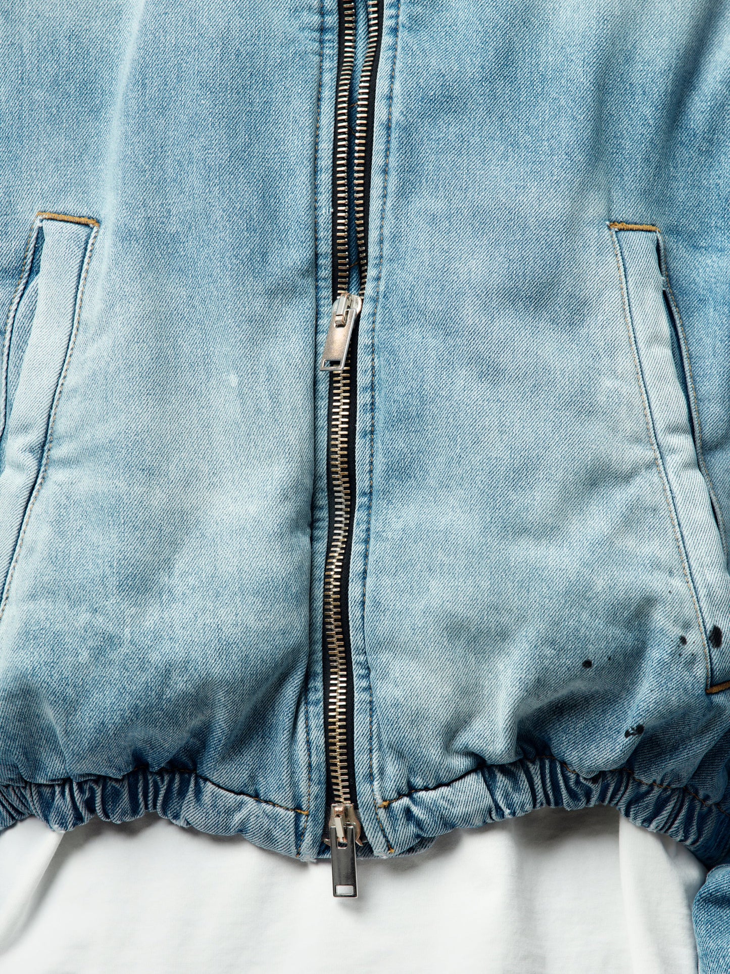 Bomber Jacket (Elastic Waist/Lt.Vintage Denim)