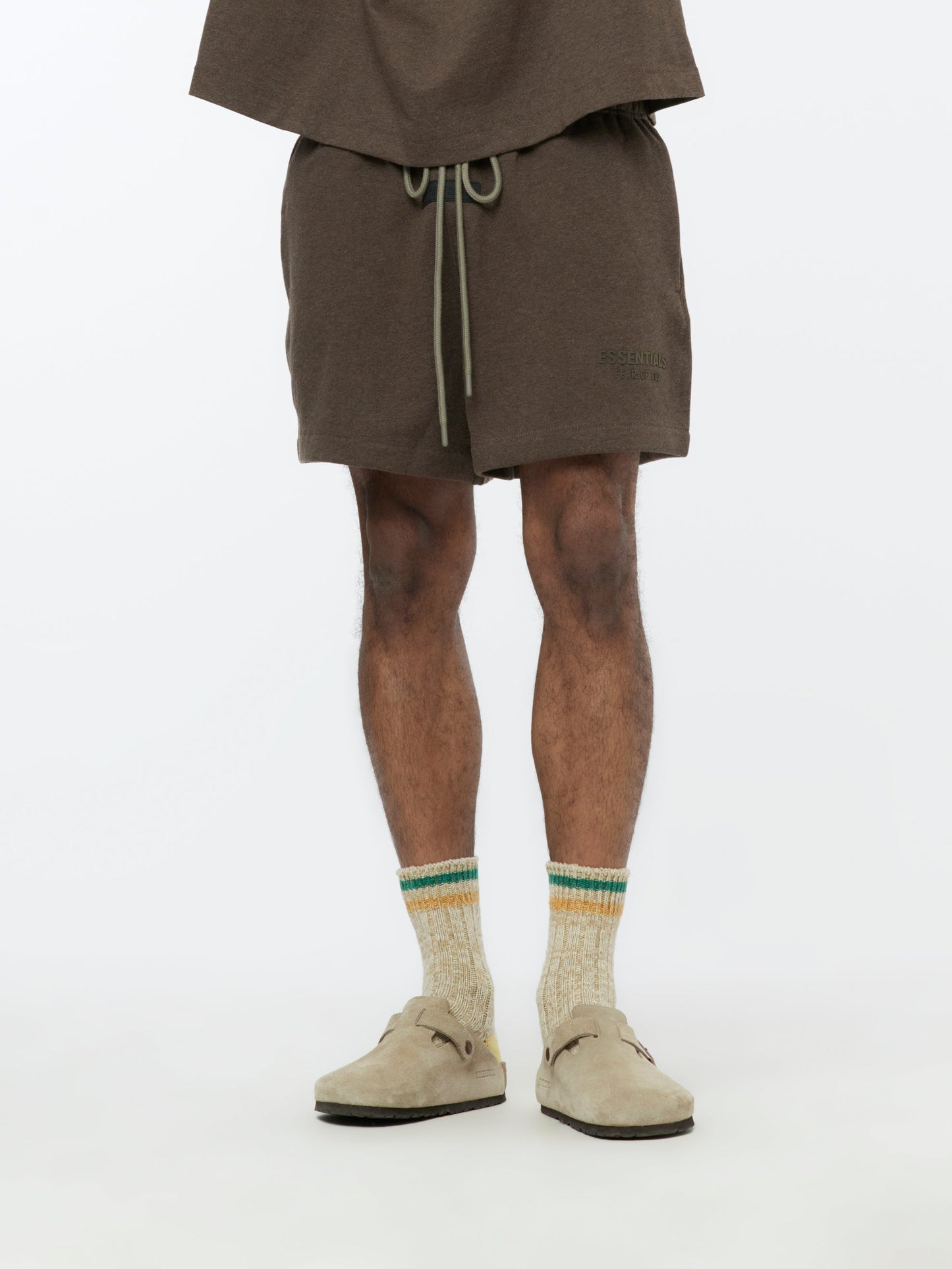 Essentials Sweatshort SU24 (Heather Wood)