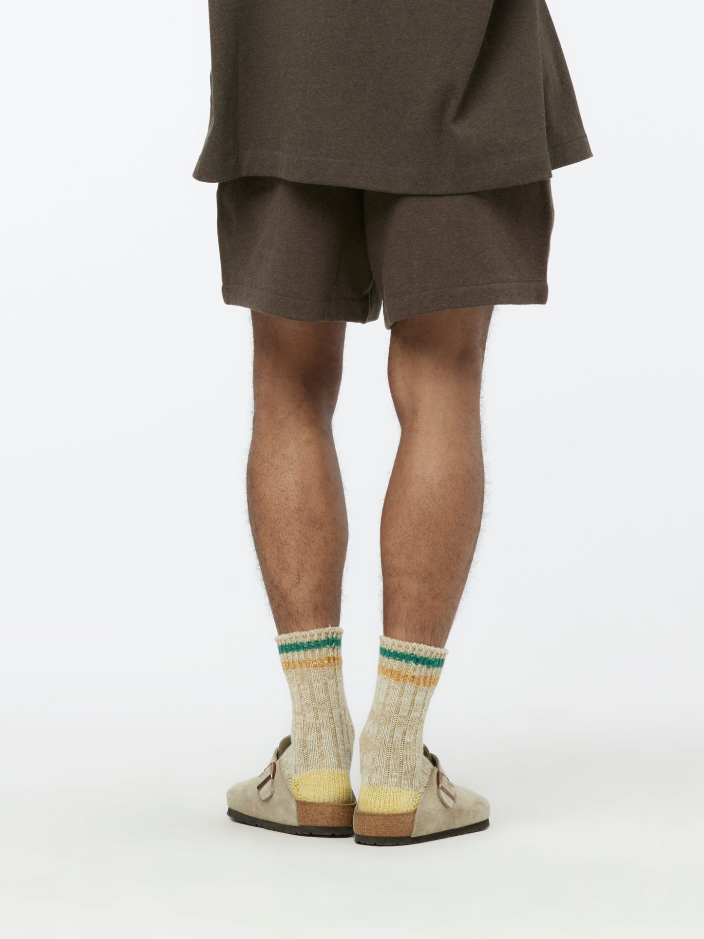 Essentials Sweatshort SU24 (Heather Wood)