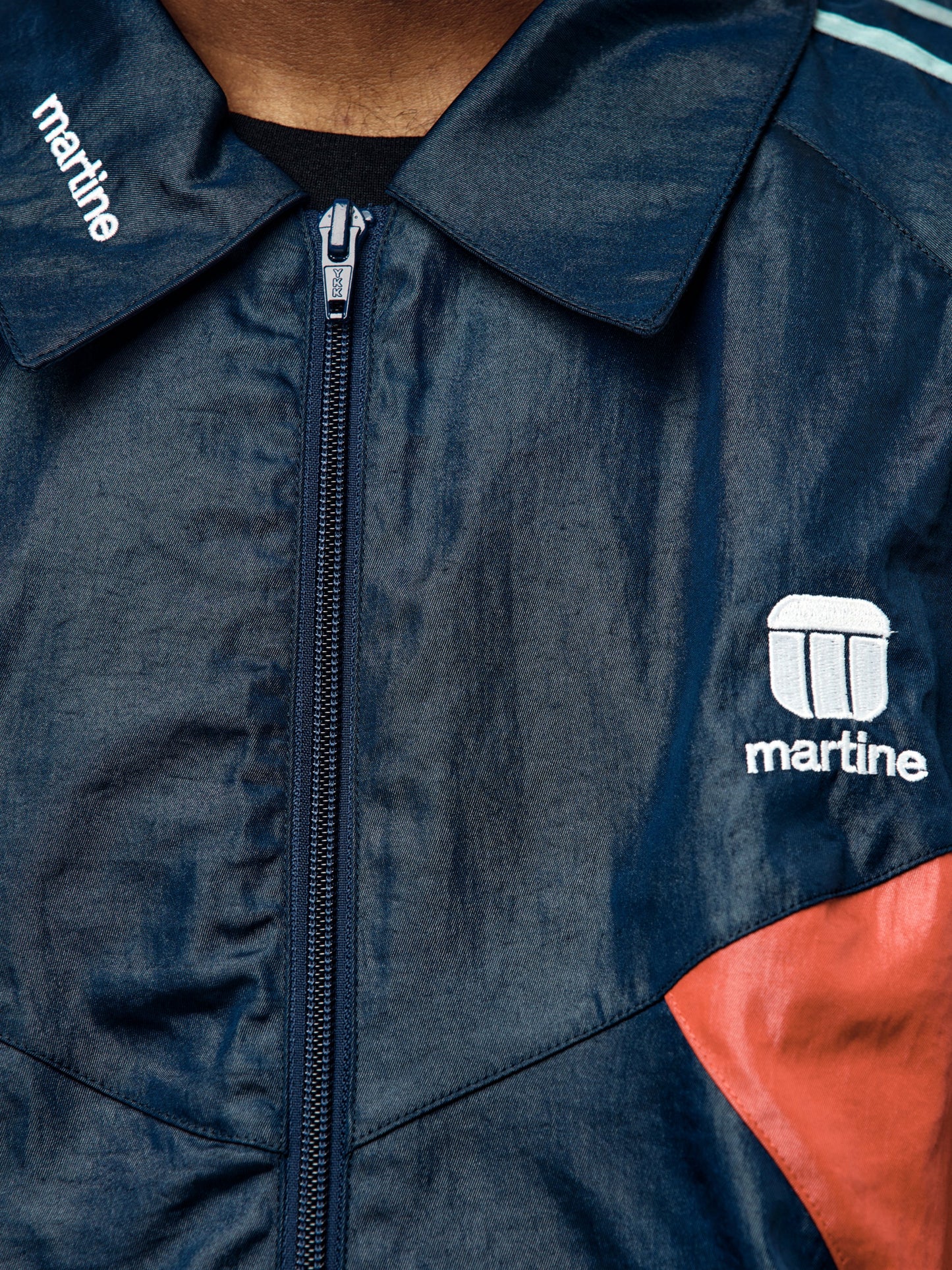 Shirt Track Jacket (Blue Navy)