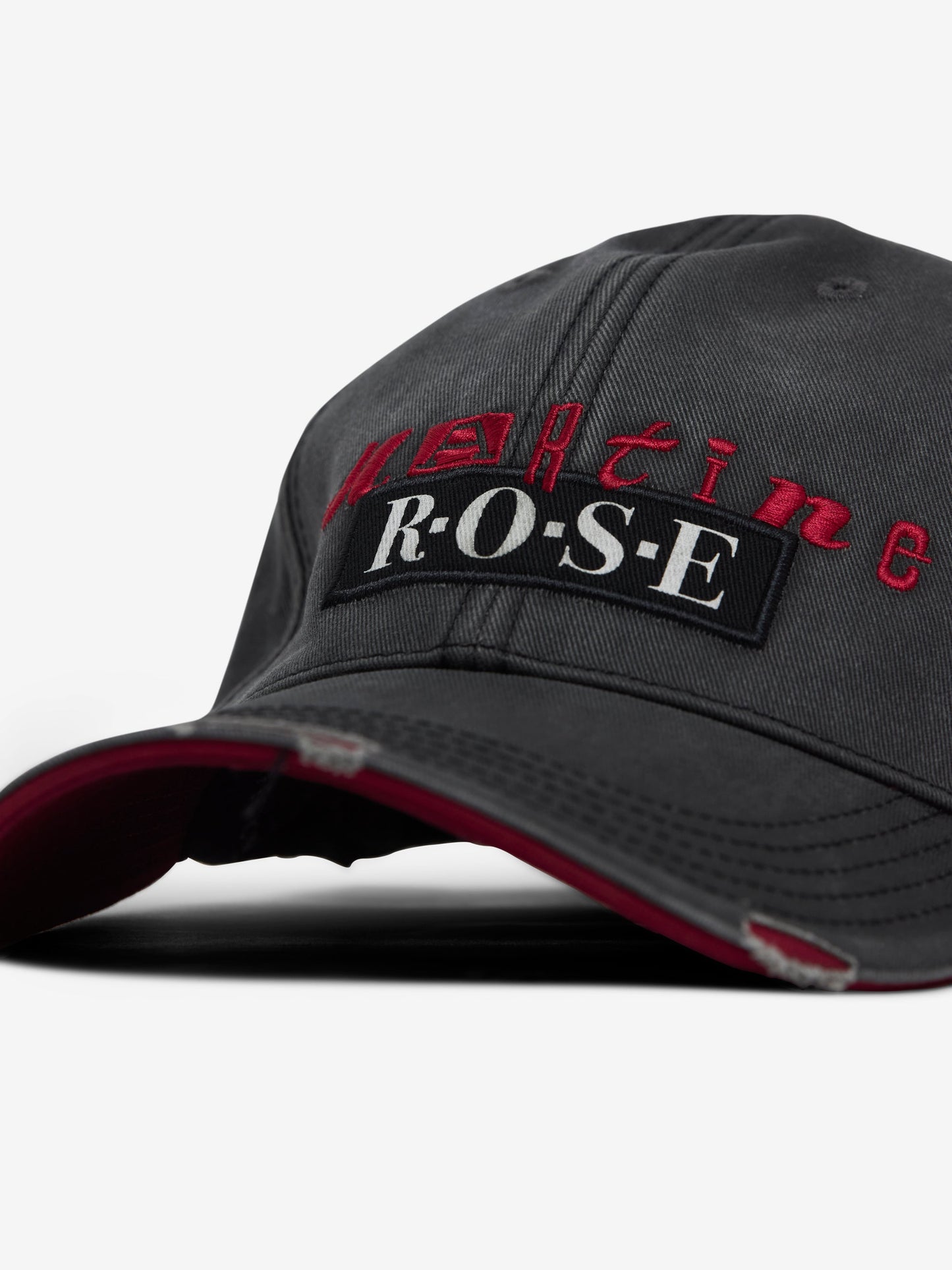 Roll Back Cap (Grey/Red)