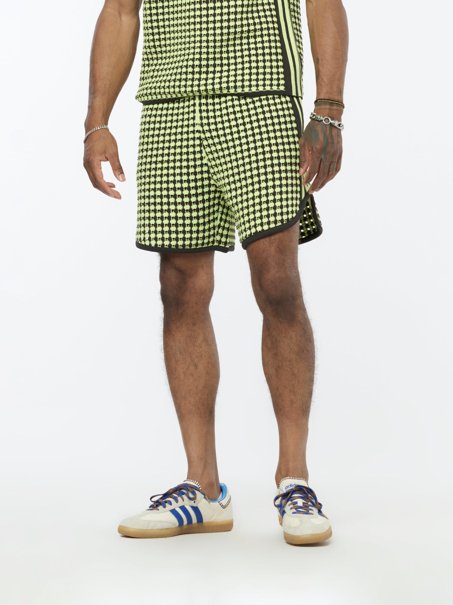 WB CROCHET SHRT (Semi Frozen Yellow/Night Brown)