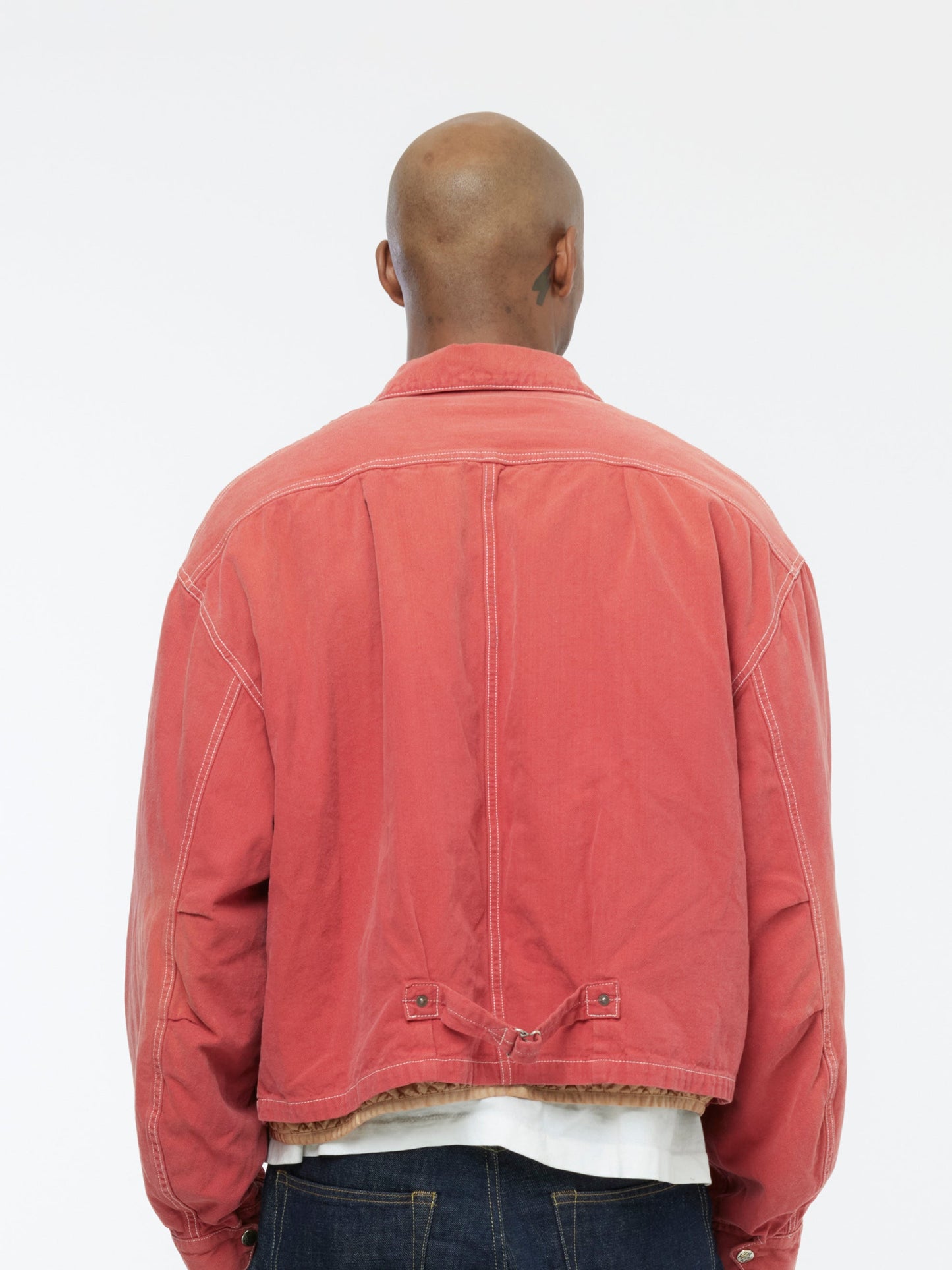 Canvas Coverall Linend Drizzler (Red)