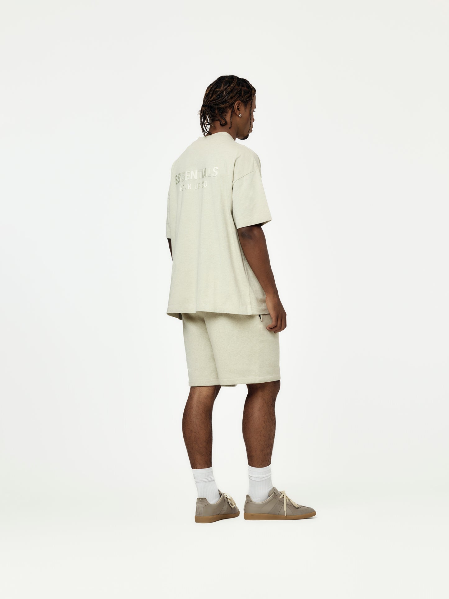 Soccer Fleece Shorts (Heather Stone)