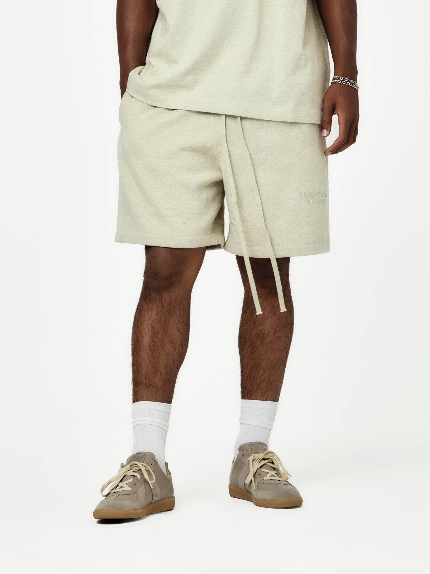 Soccer Fleece Shorts (Heather Stone)