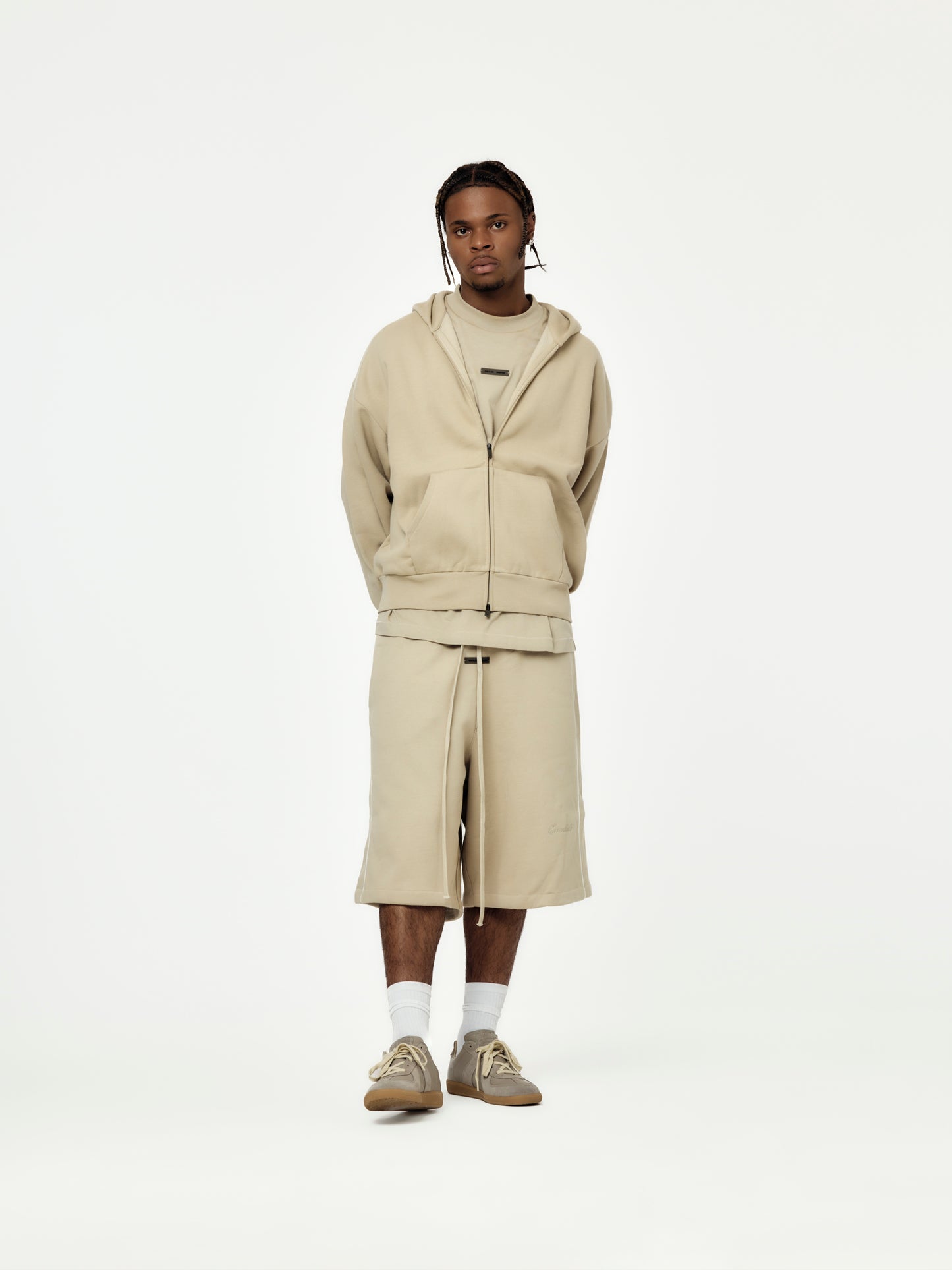 Basketball Fleece Shorts (Timber)