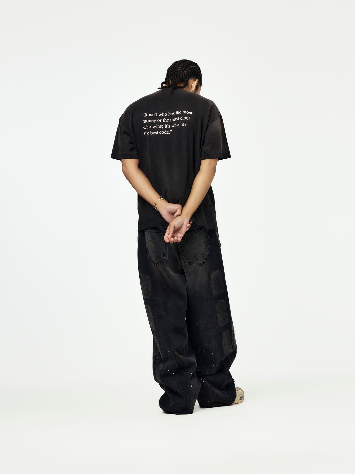 Best Code Tee (Washed Black)