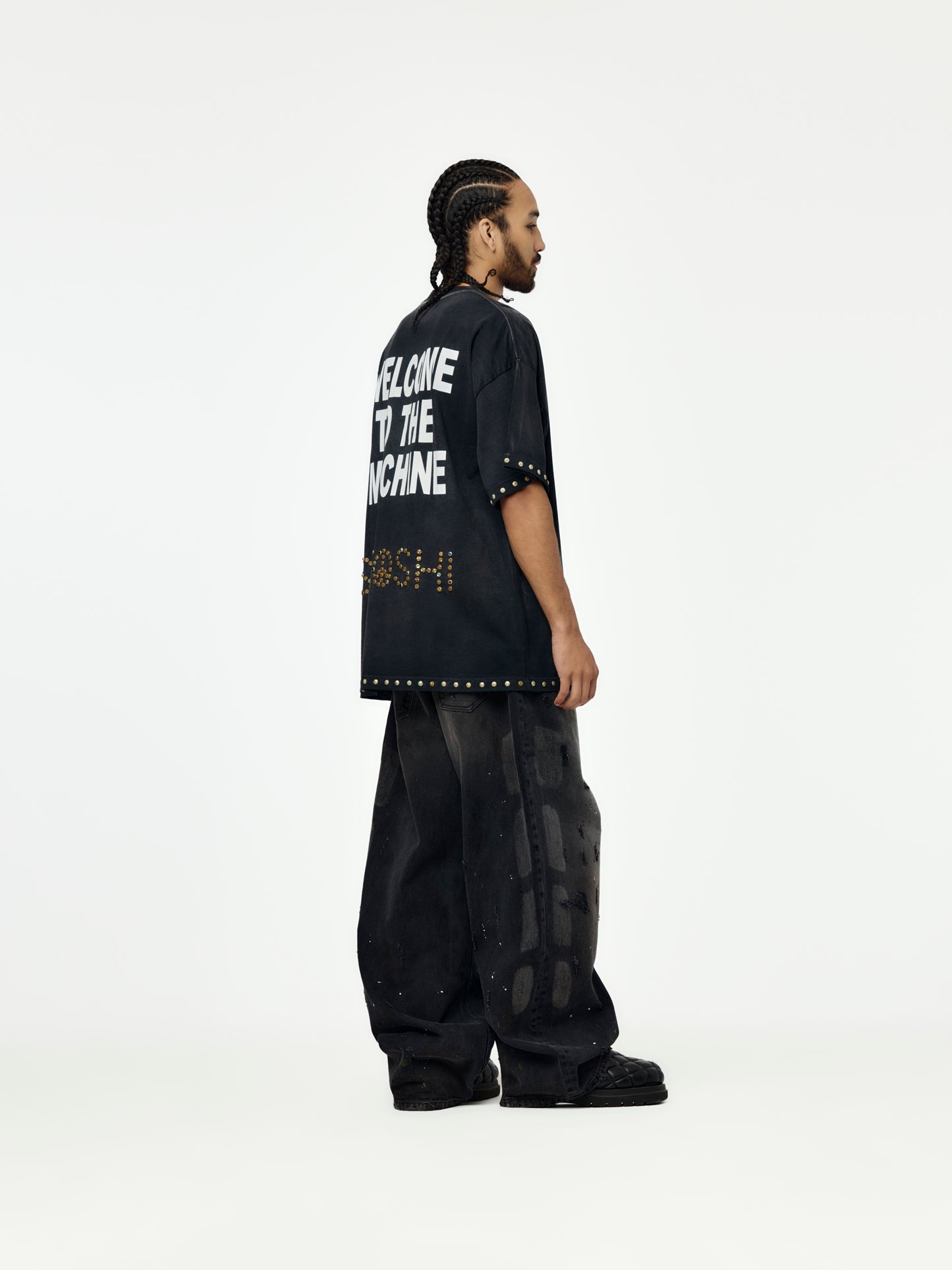 Welcome To The Machine Tee (Washed Black)