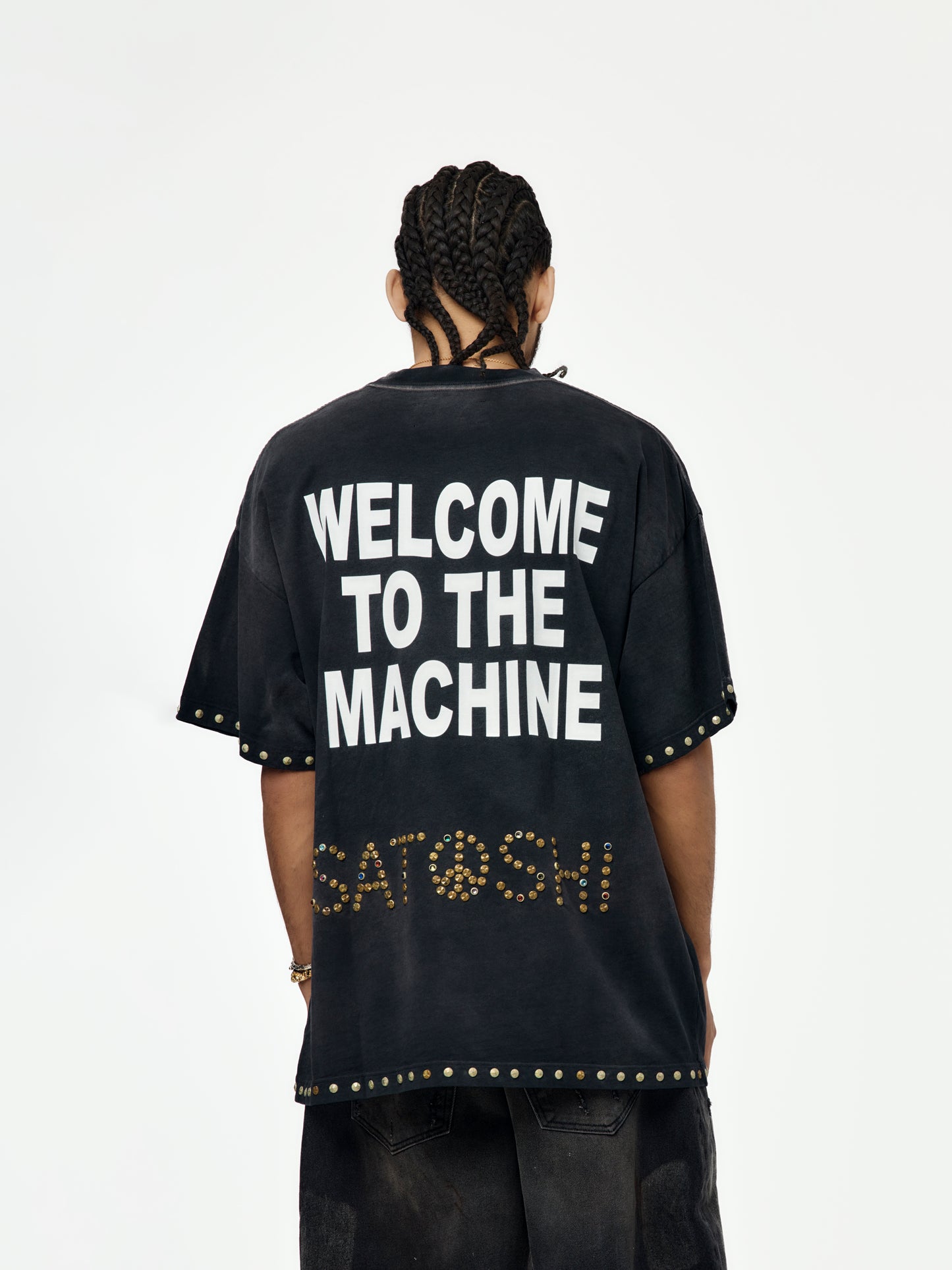 Welcome To The Machine Tee (Washed Black)