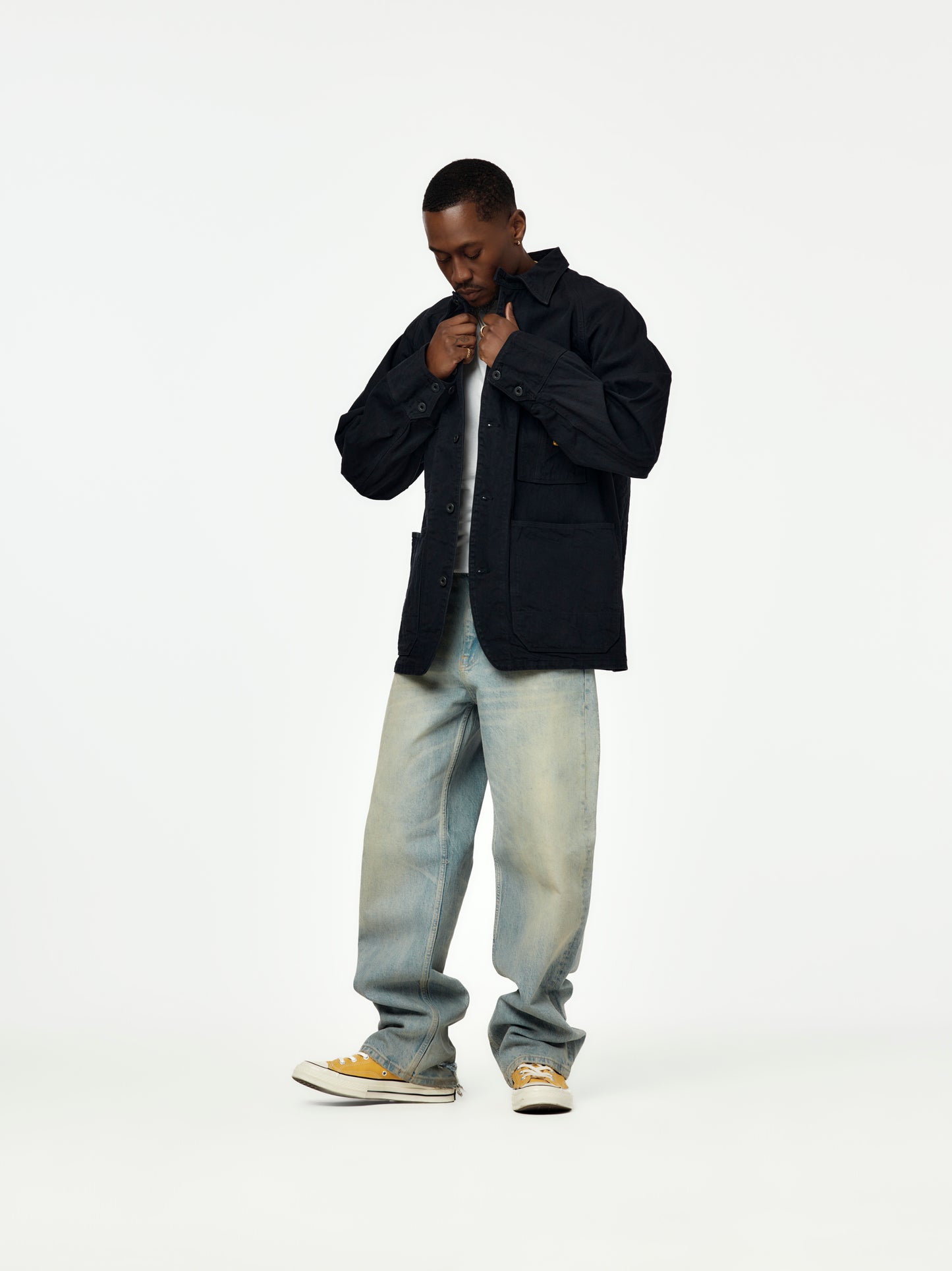 10oz BLKxBLK Denim CACTUS Coverall