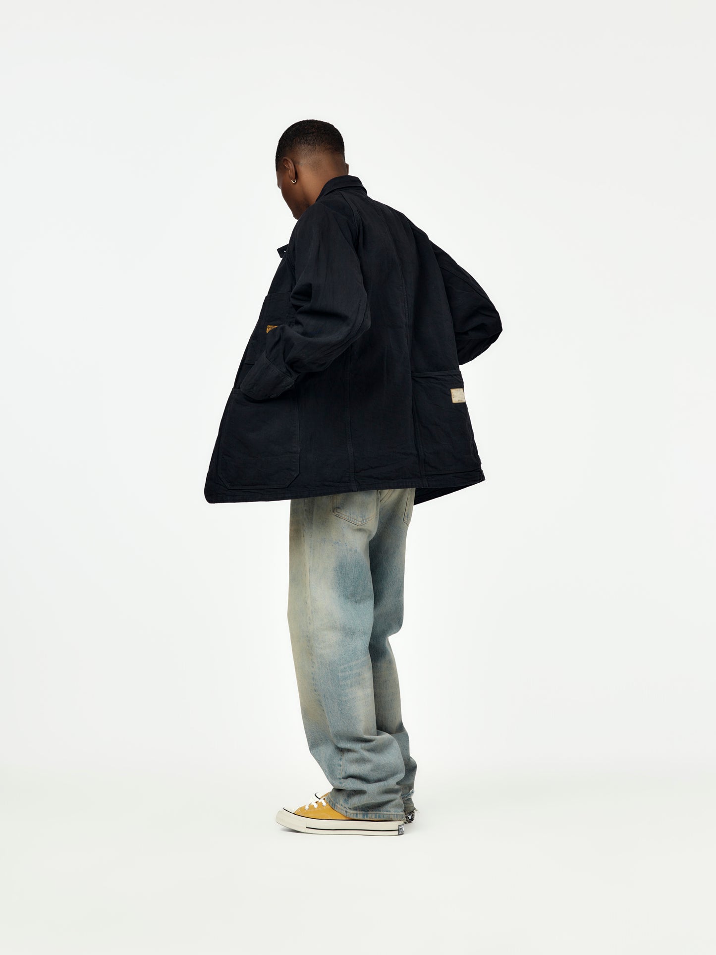 10oz BLKxBLK Denim CACTUS Coverall