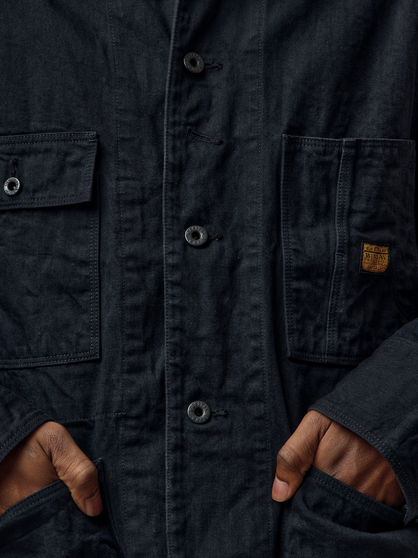 10oz BLKxBLK Denim CACTUS Coverall