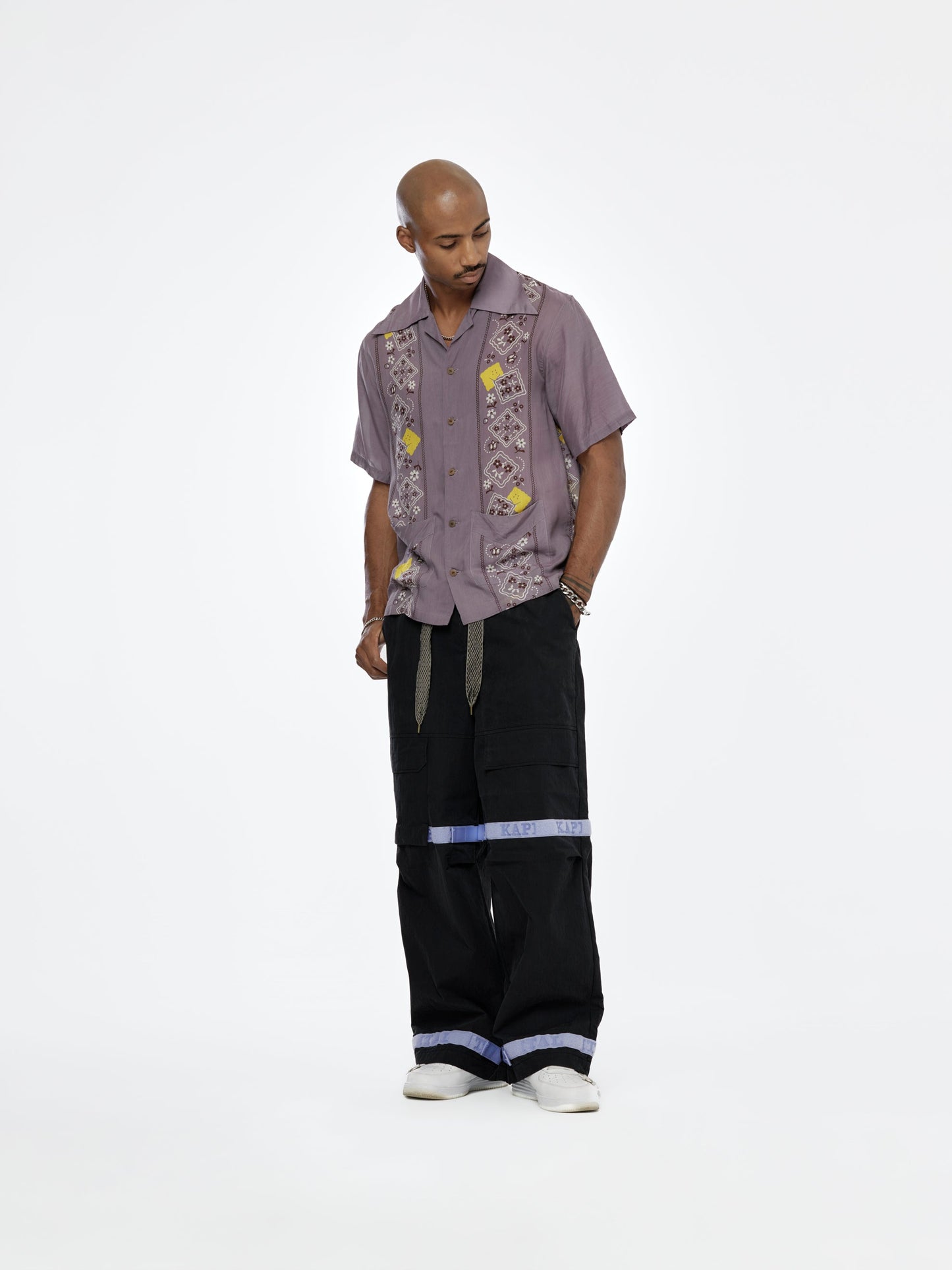 Silk Wrangle Peckish Cuba Shirt (Purple)