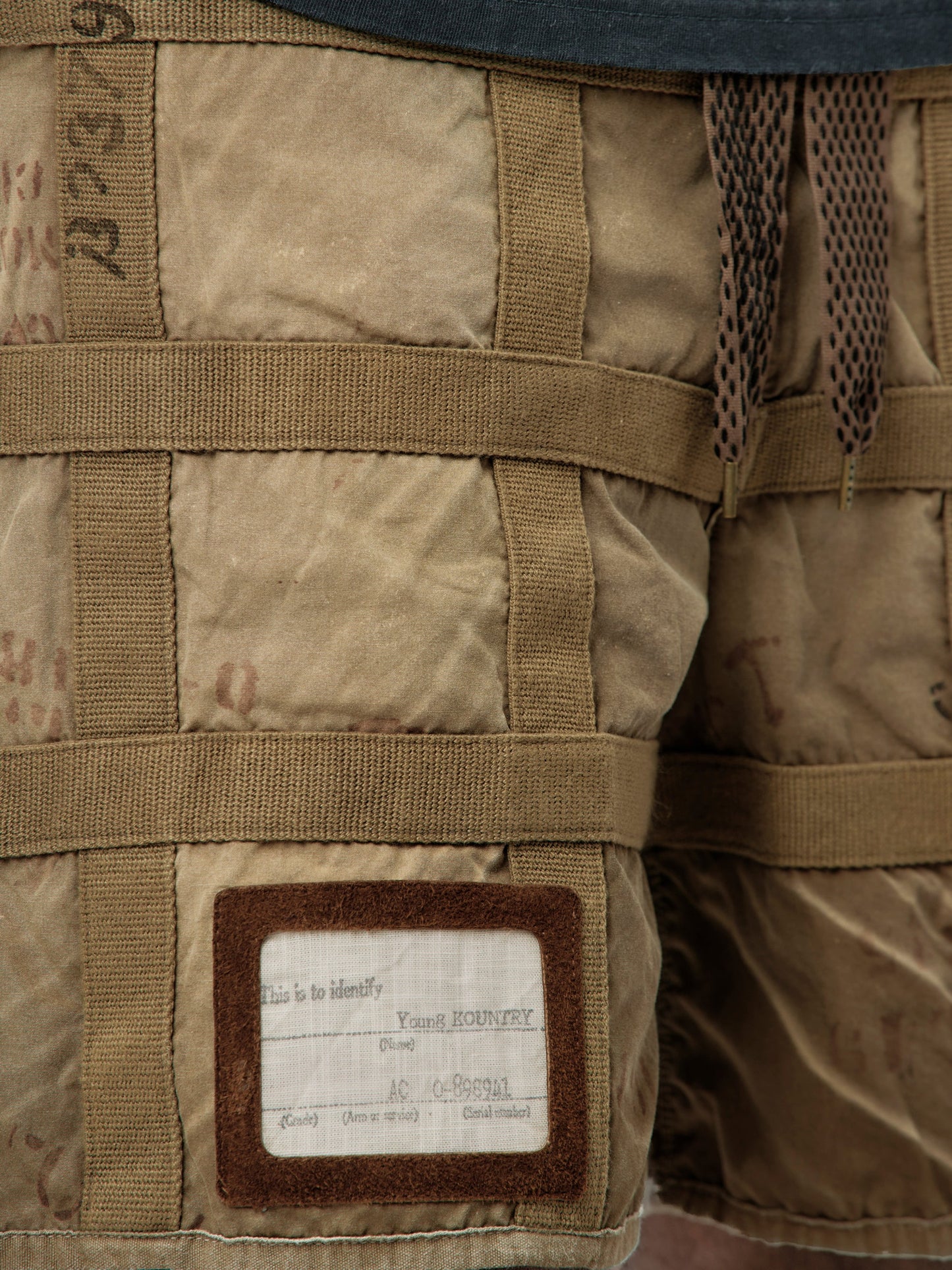 Prison Craft Tattersall Remake Shorts (Grey/Beige)