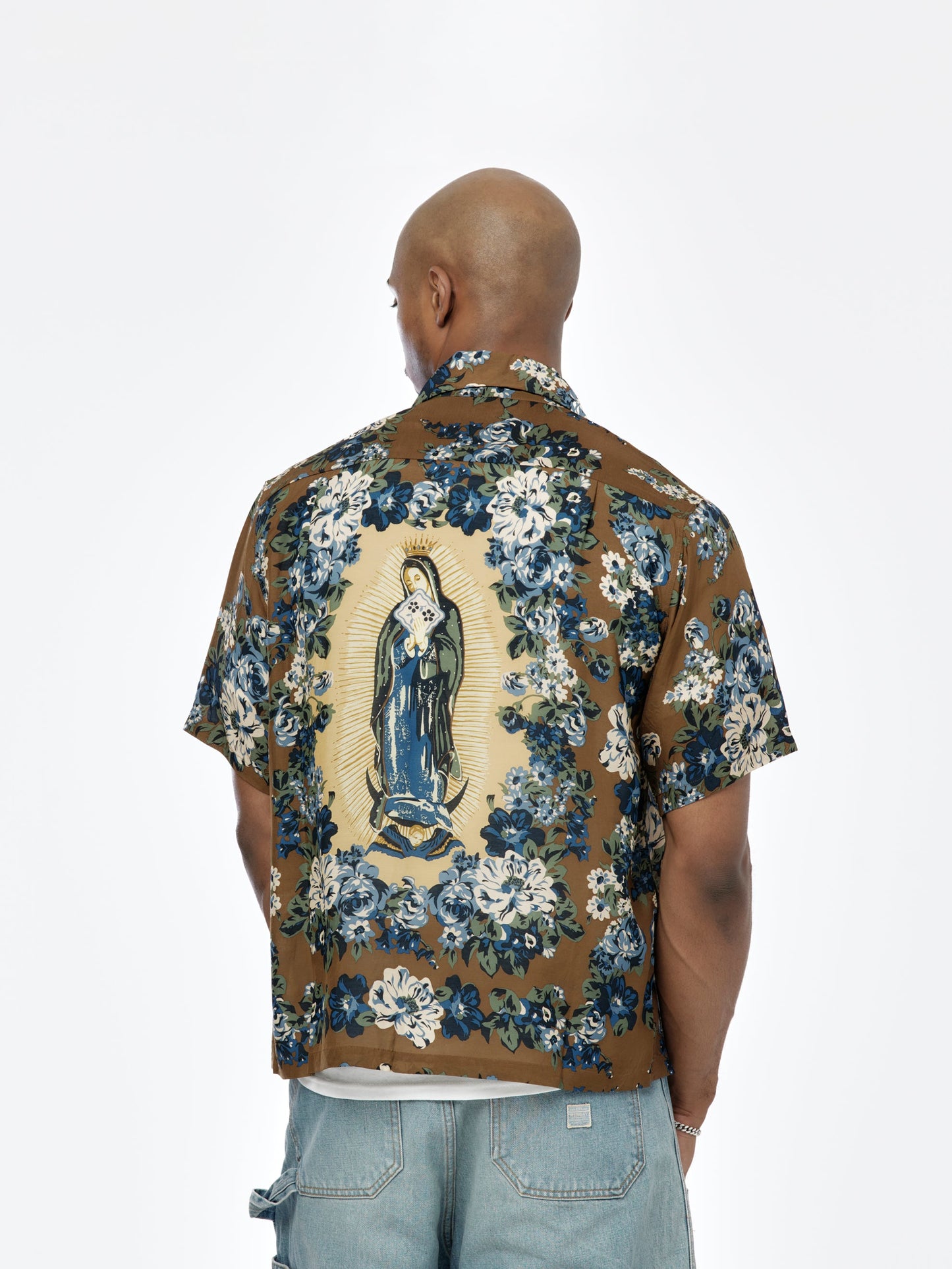 Champetre Maria Wrangle Aloha Shirt (Brown/Khaki)