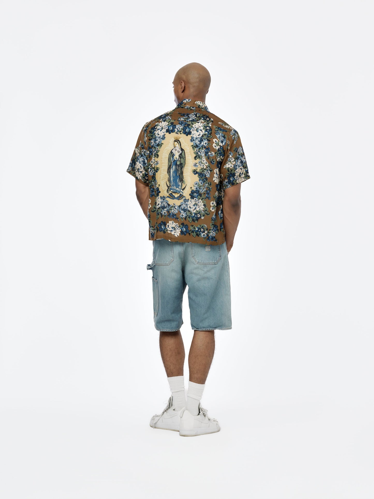 Champetre Maria Wrangle Aloha Shirt (Brown/Khaki)