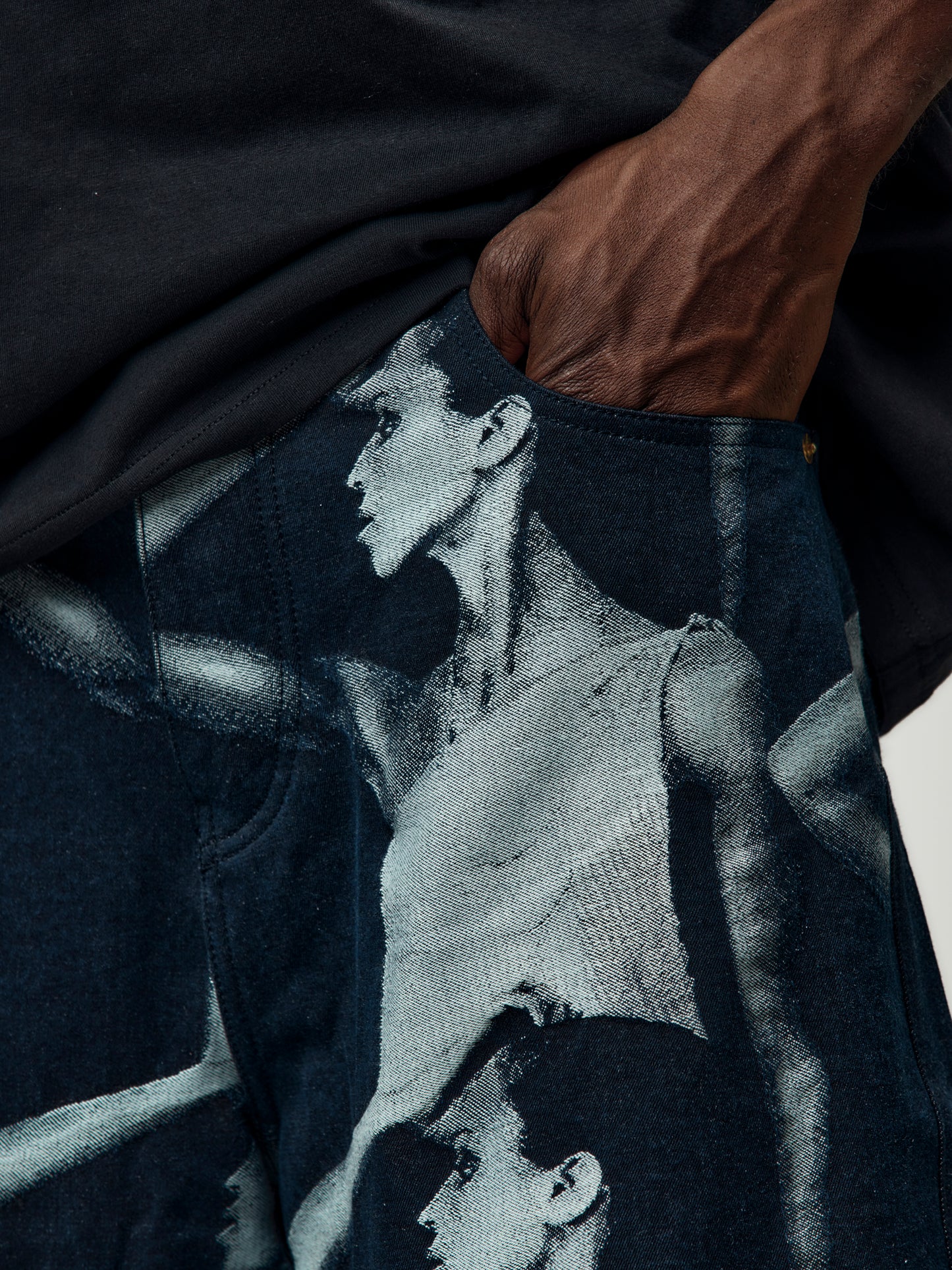 Jet Shorts (Jacquard Face Denim)