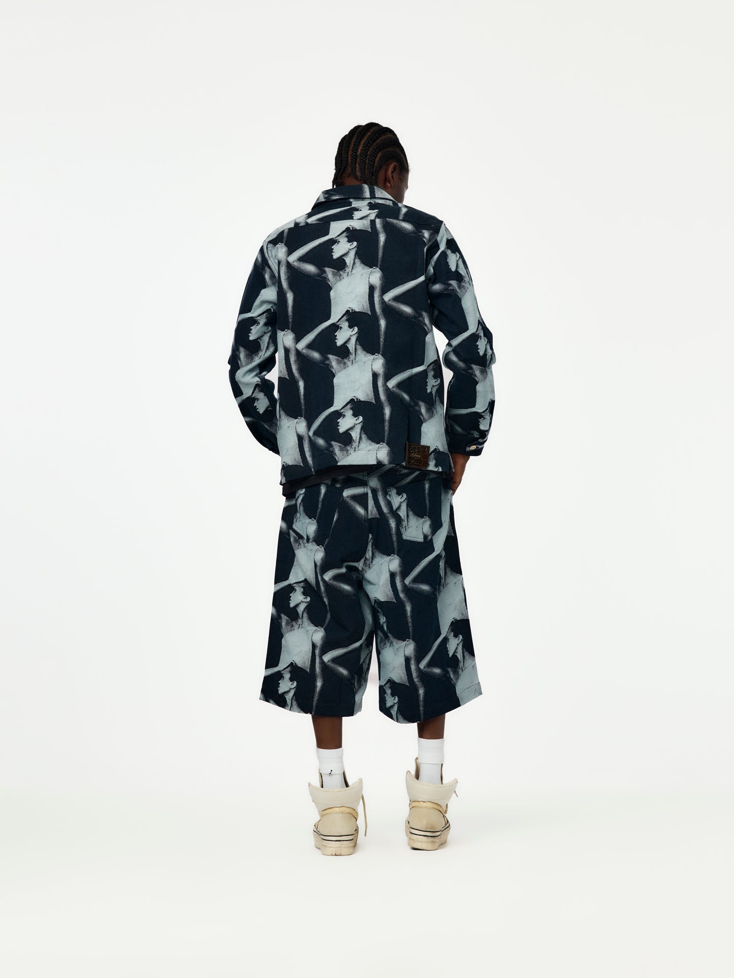 Jet Zip Jacket (Jacquard Face Denim)