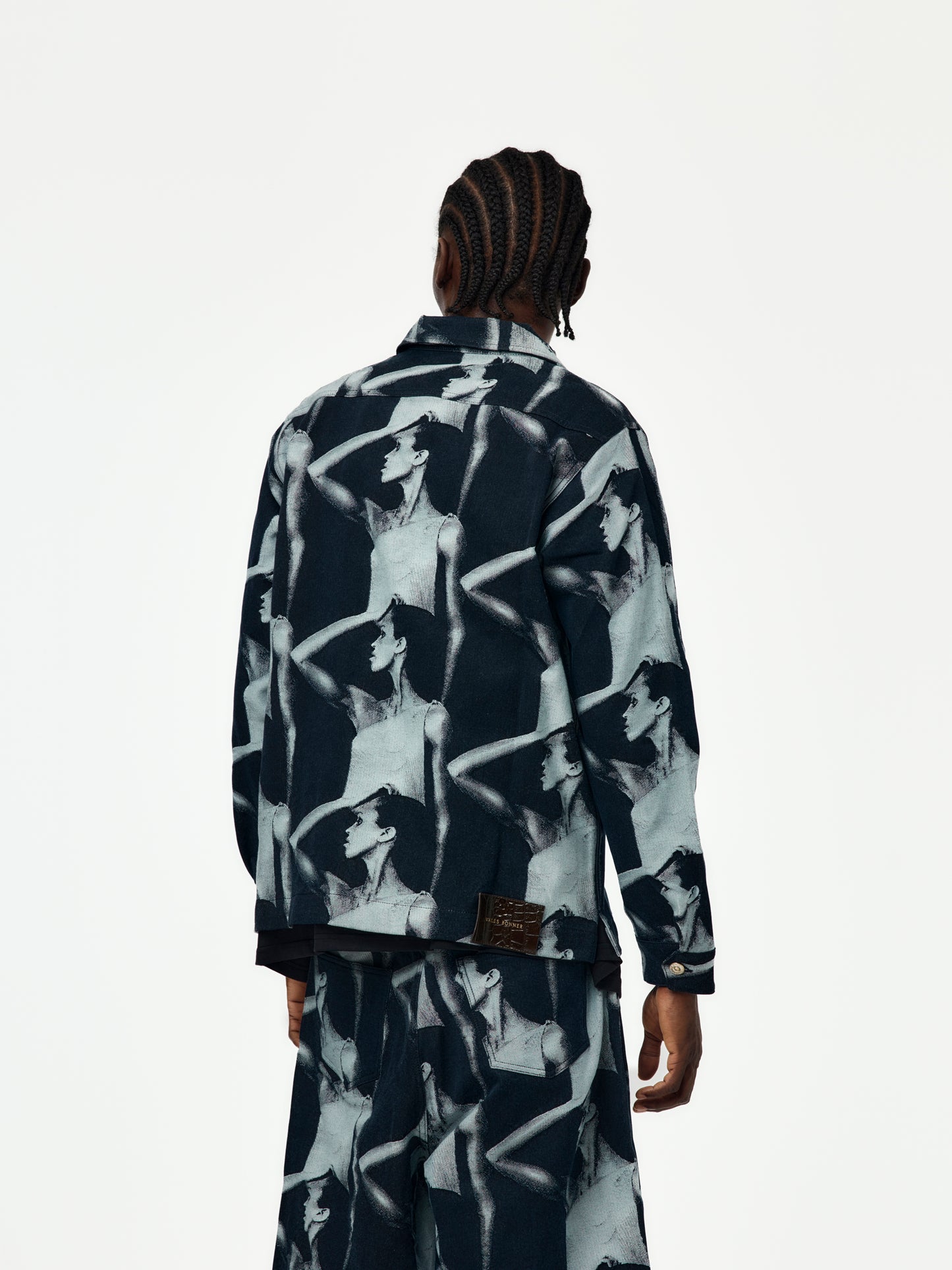 Jet Zip Jacket (Jacquard Face Denim)