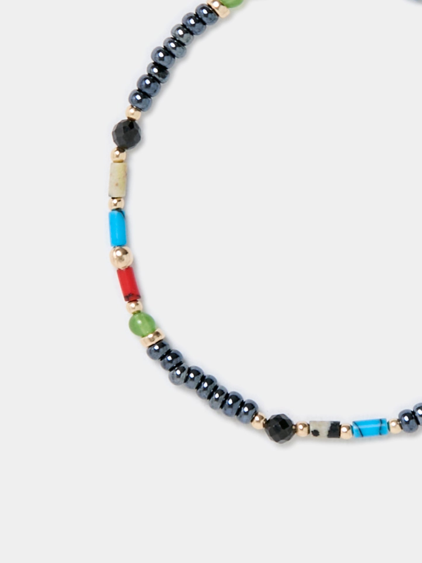 THEO BRACELET (14K/SEMI-PRECIOUS STONES/SLATE)