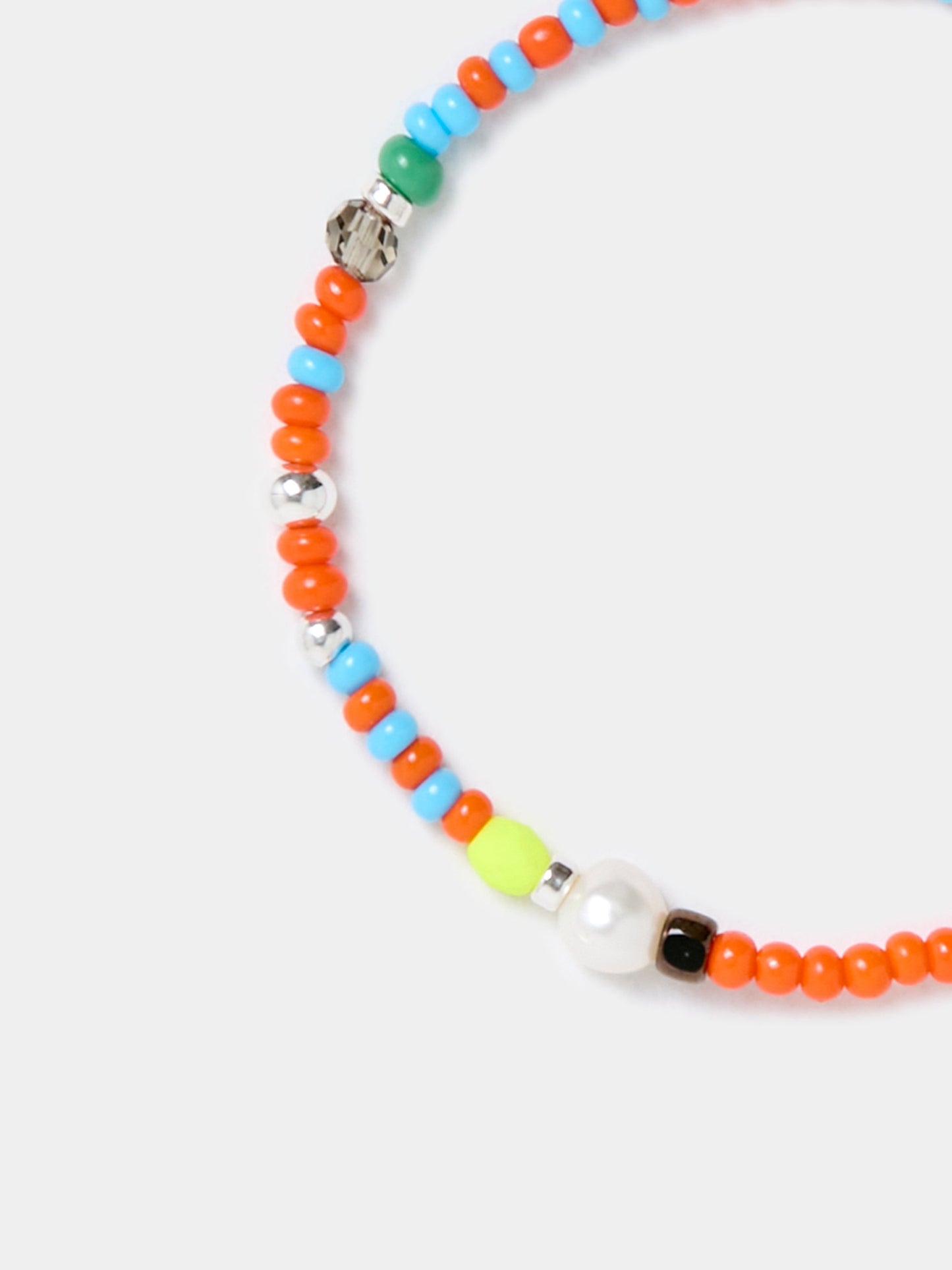 RHYS BRACELET (925SS/Pearl/Red)