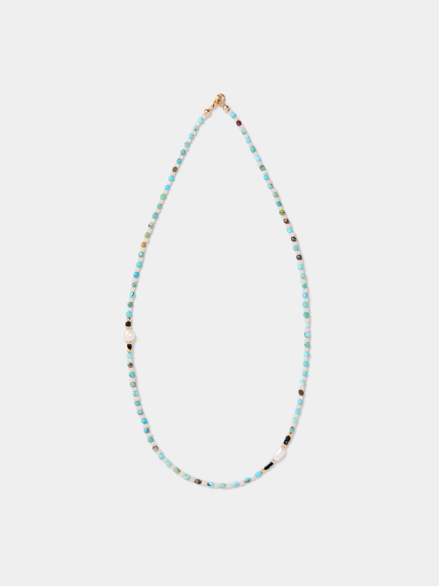 SCOUT NECKLACE (14KG/Peal/Turquoise)