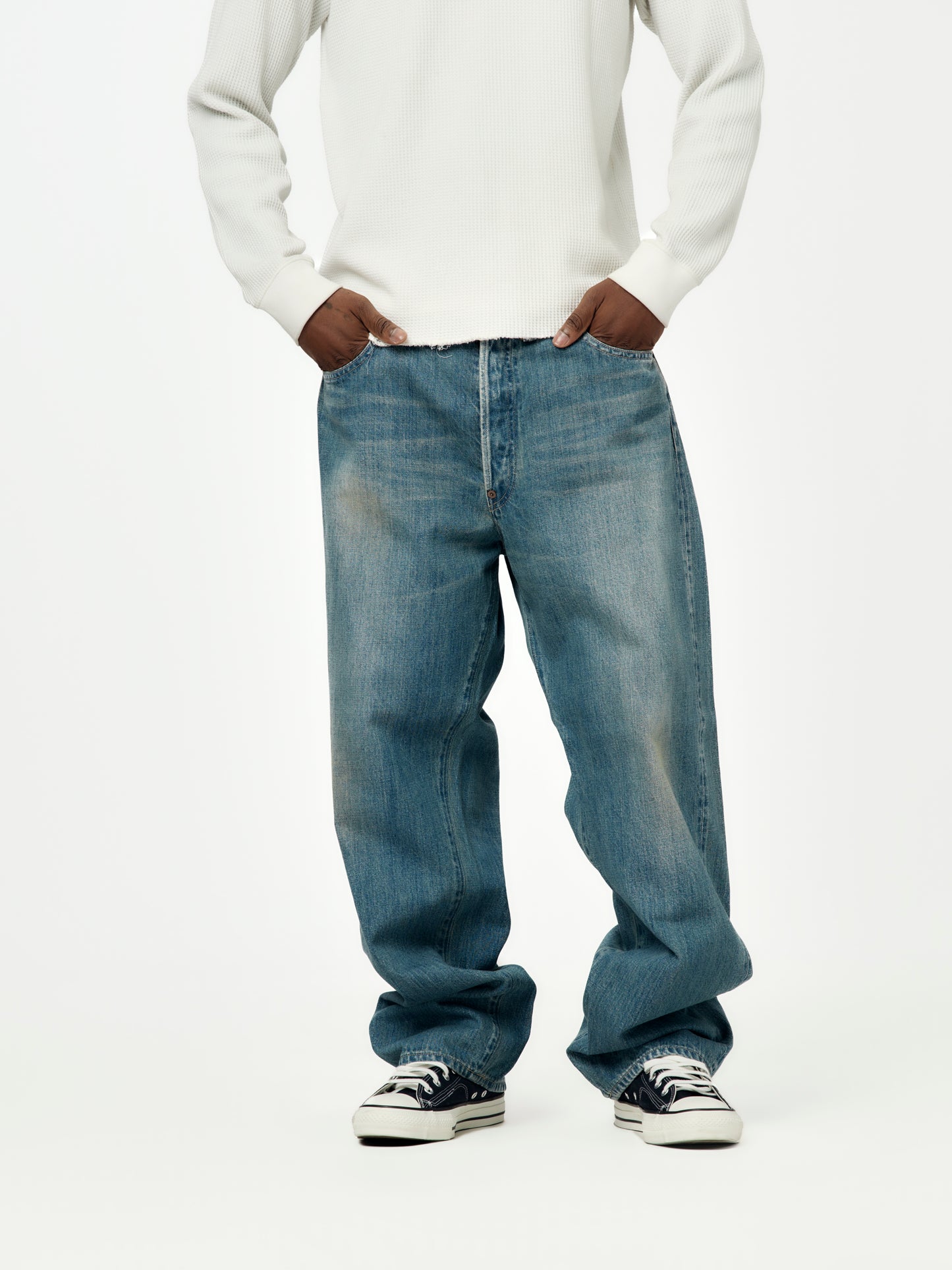 No.2 Washed Denim Pants (Indg)
