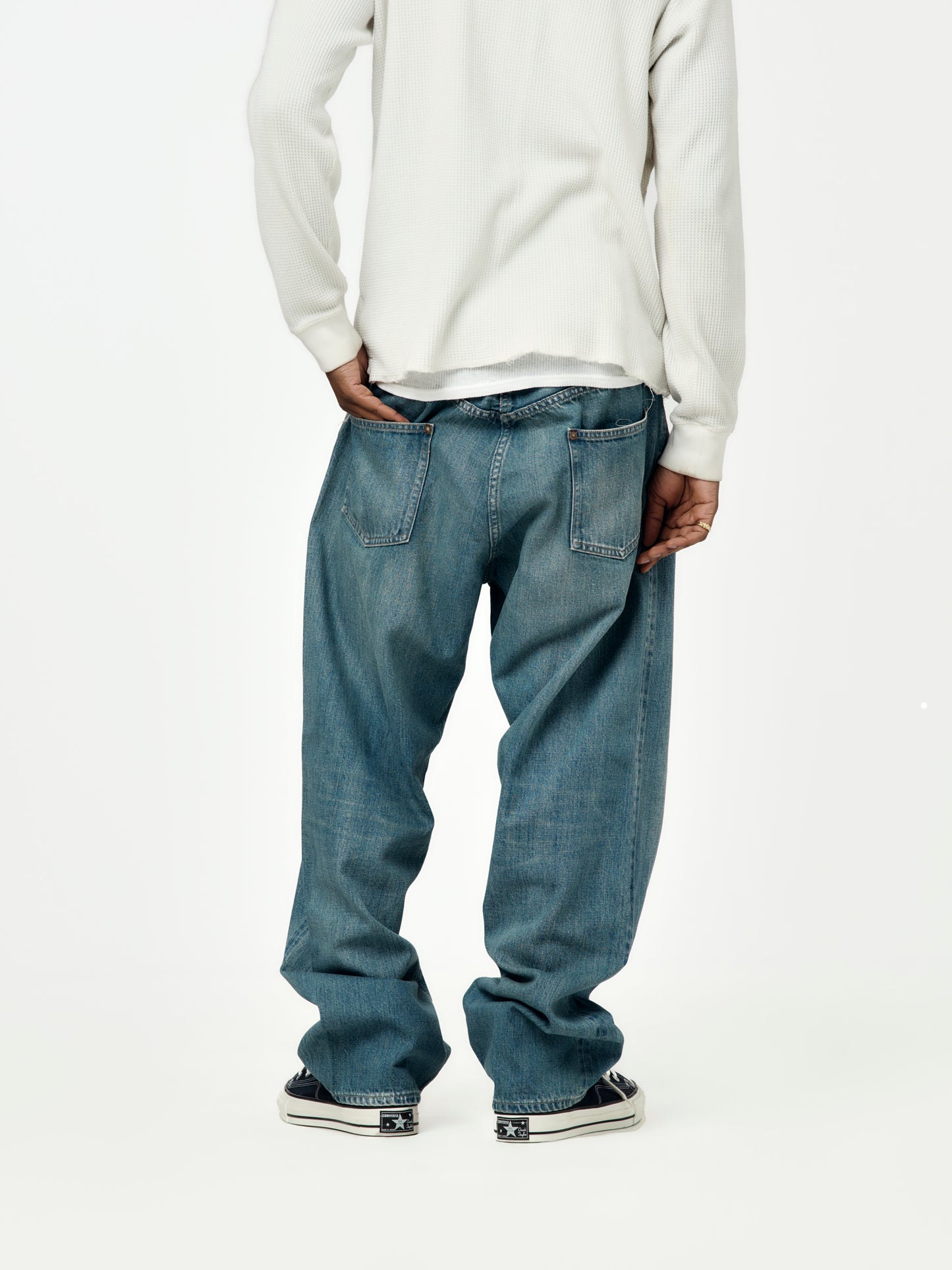 No.2 Washed Denim Pants (Indg)