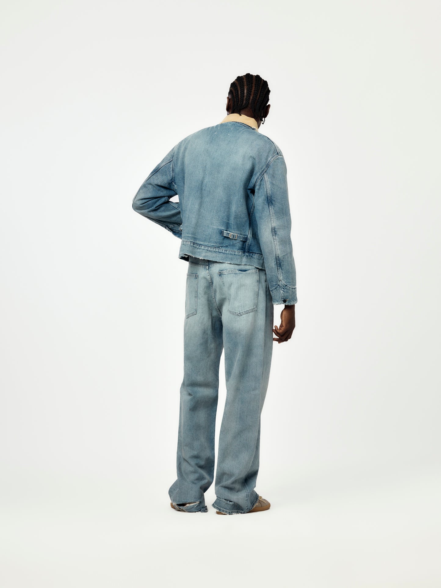 Japanese Denim Sports Jacket (Light Blue)