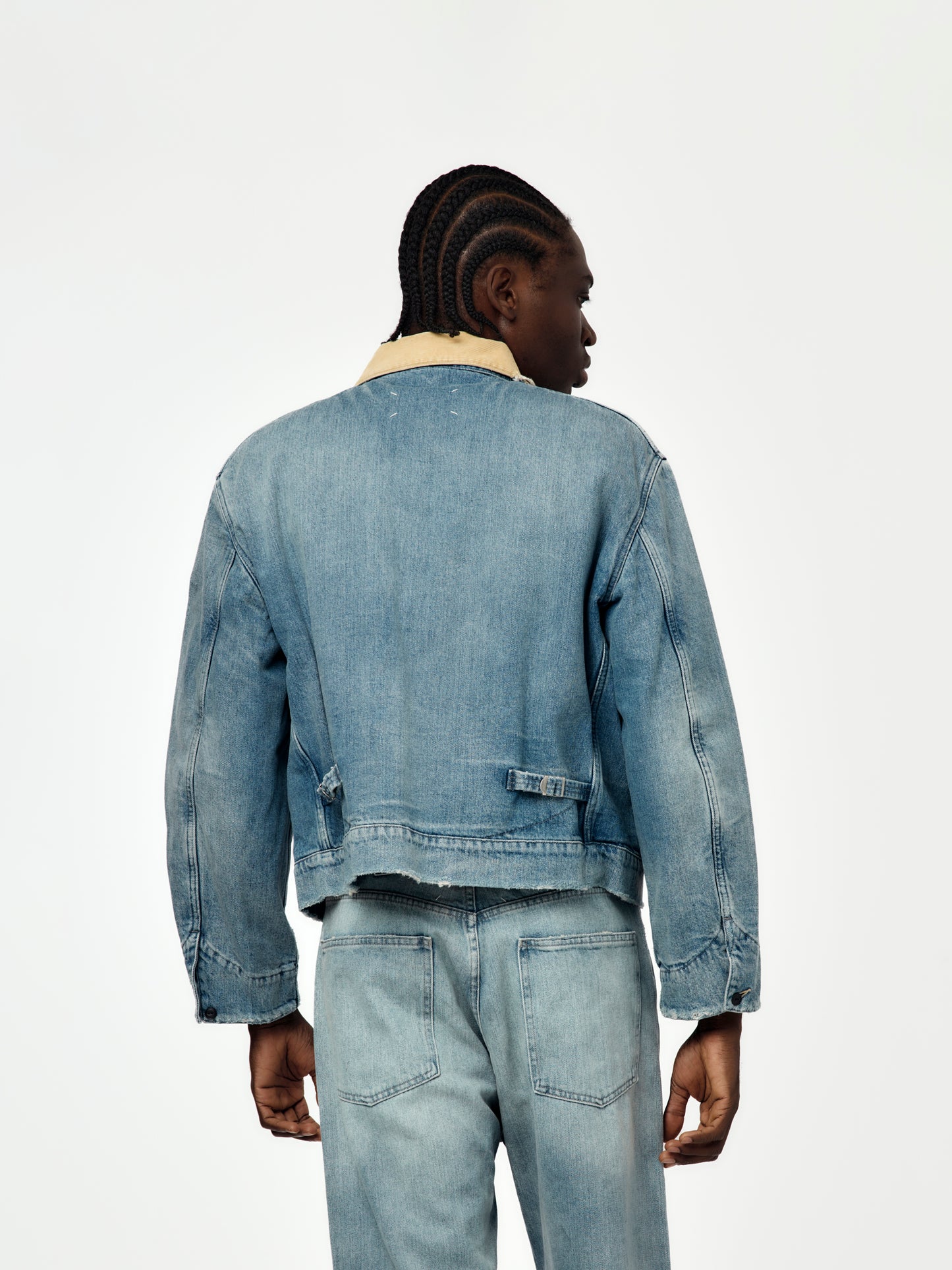 Japanese Denim Sports Jacket (Light Blue)