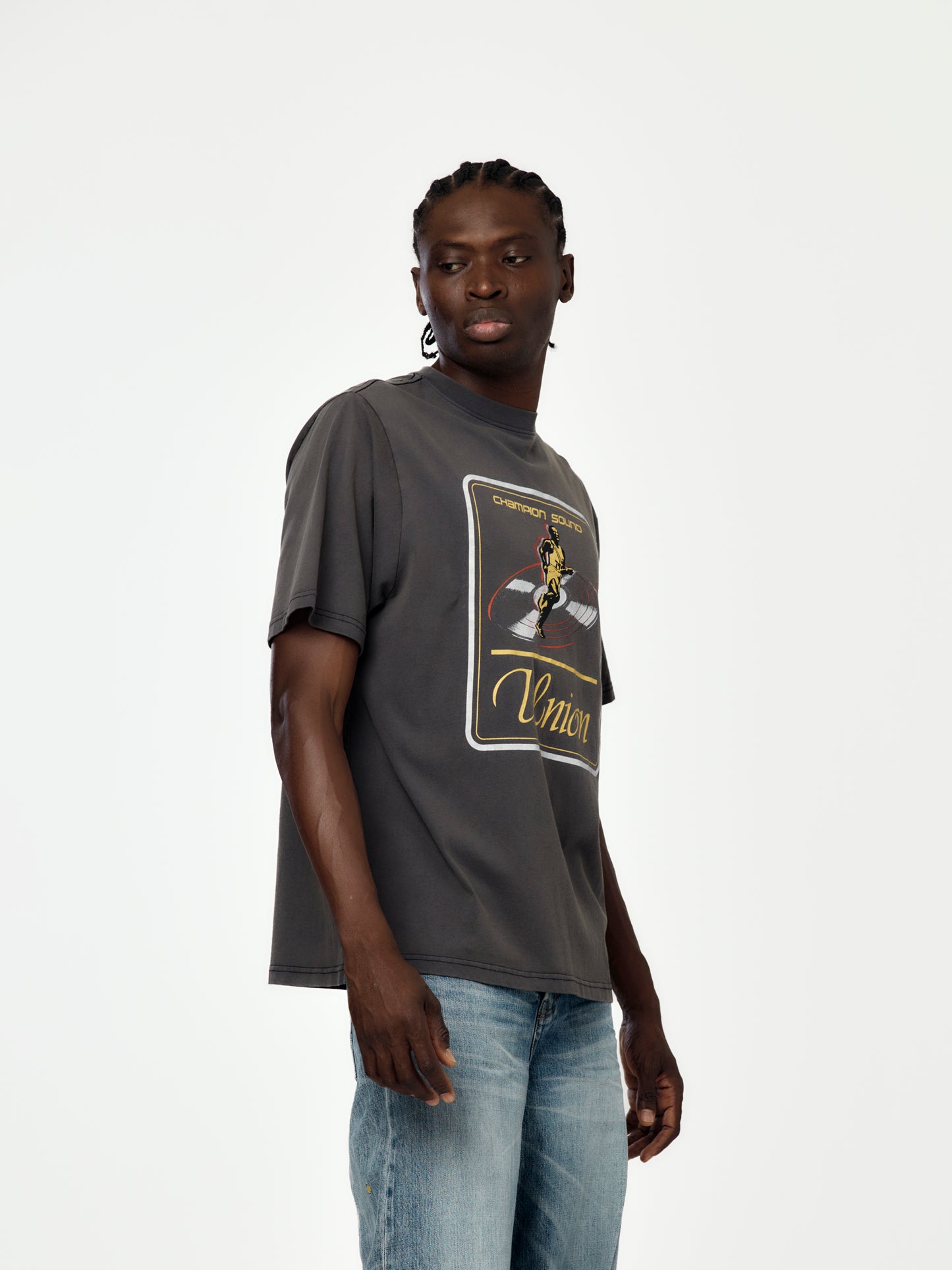 Track Tee (Vintage Black)