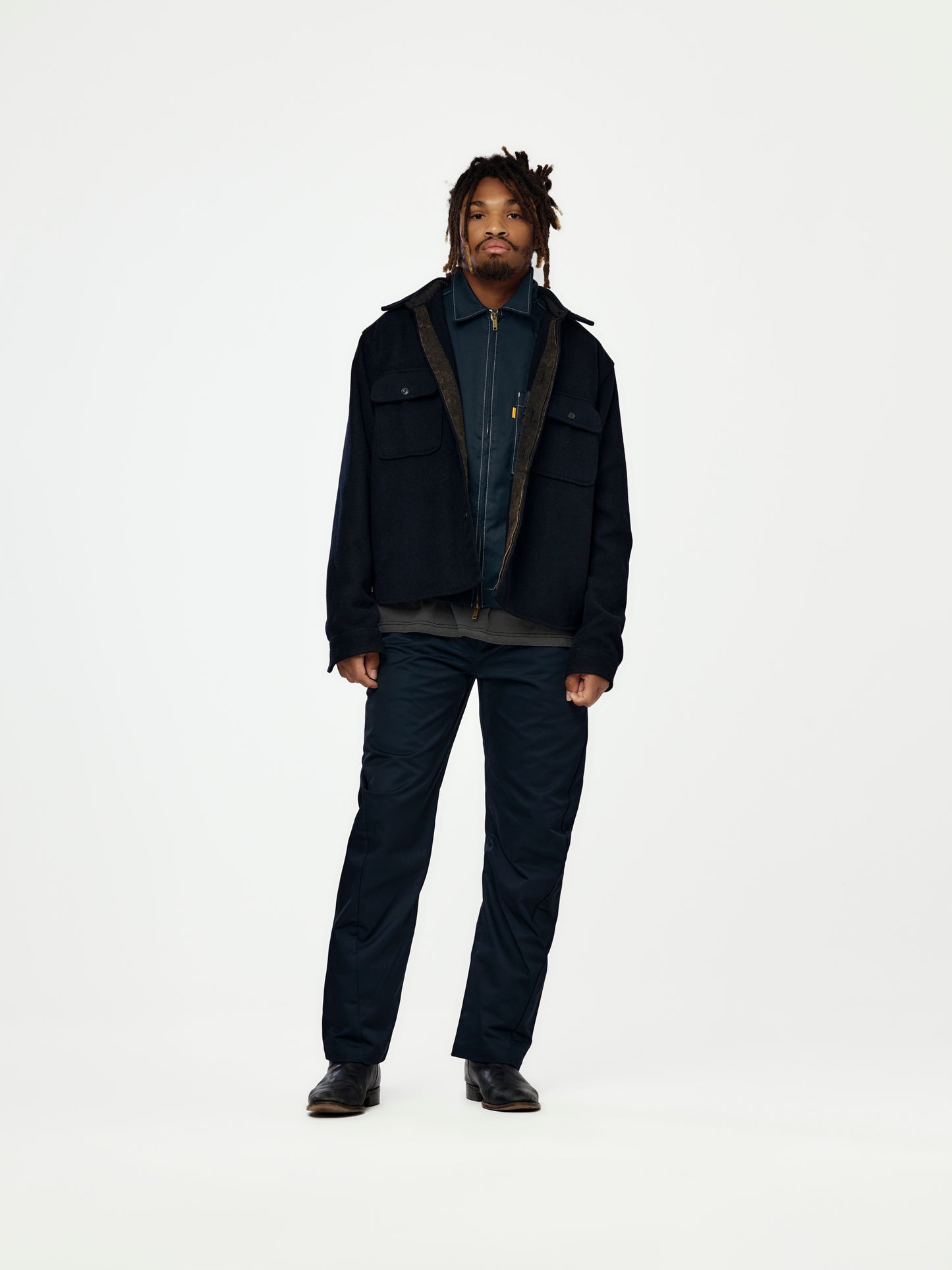 Timmons Shirt (Deep Navy)