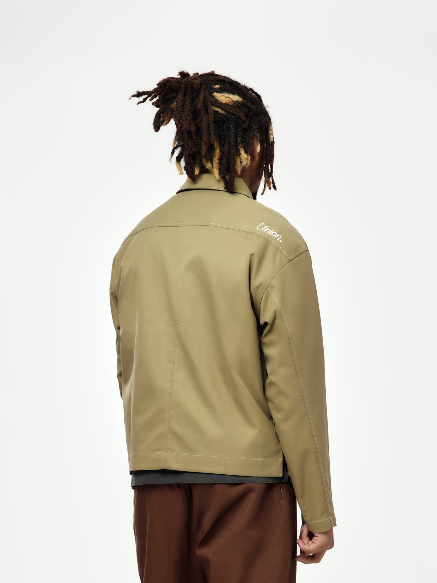 Stacey Zip Shirt (Olive)