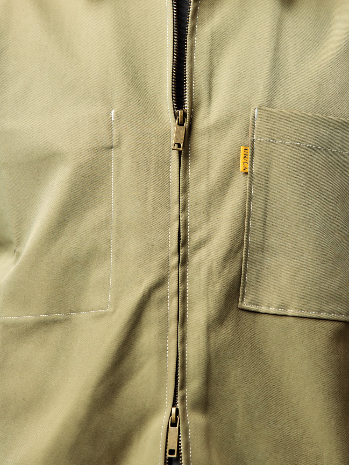 Stacey Zip Shirt (Olive)