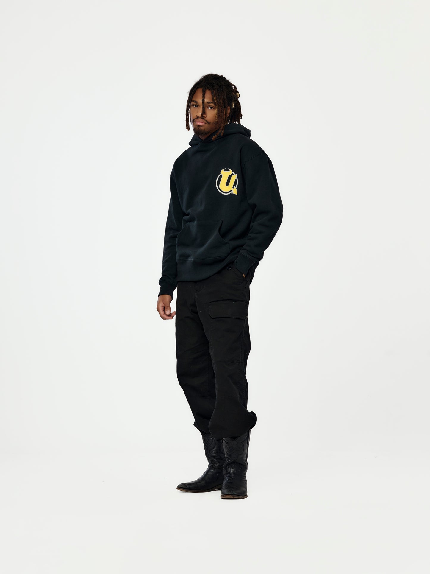 U Jersey Hood (True Black)