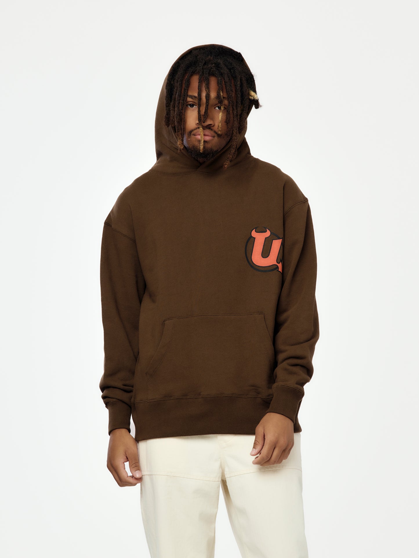 U Jersey Hood (Dark Earth)