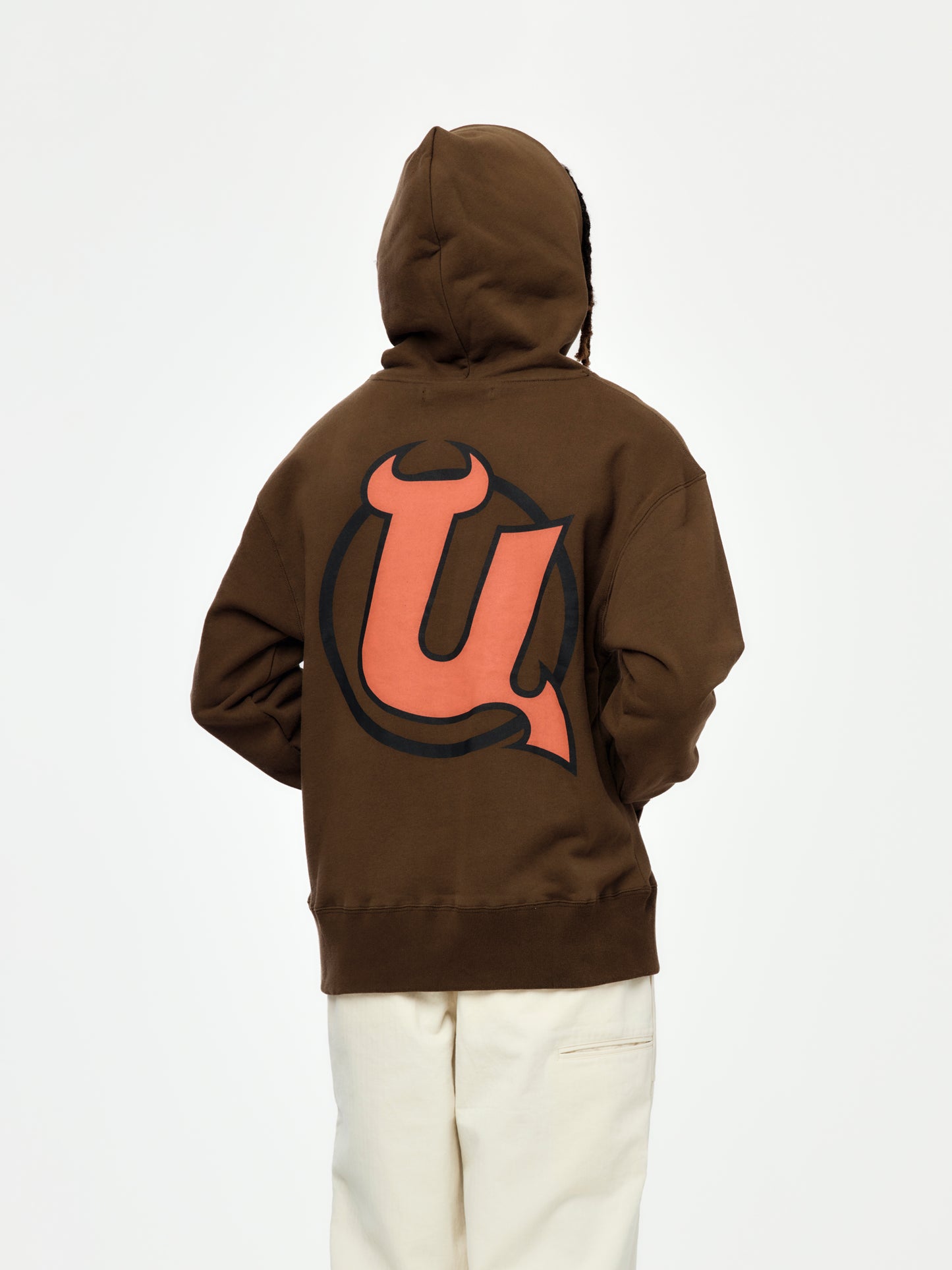 U Jersey Hood (Dark Earth)