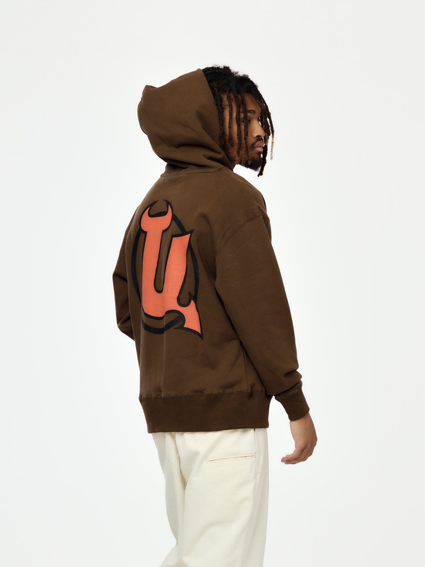 U Jersey Hood (Dark Earth)
