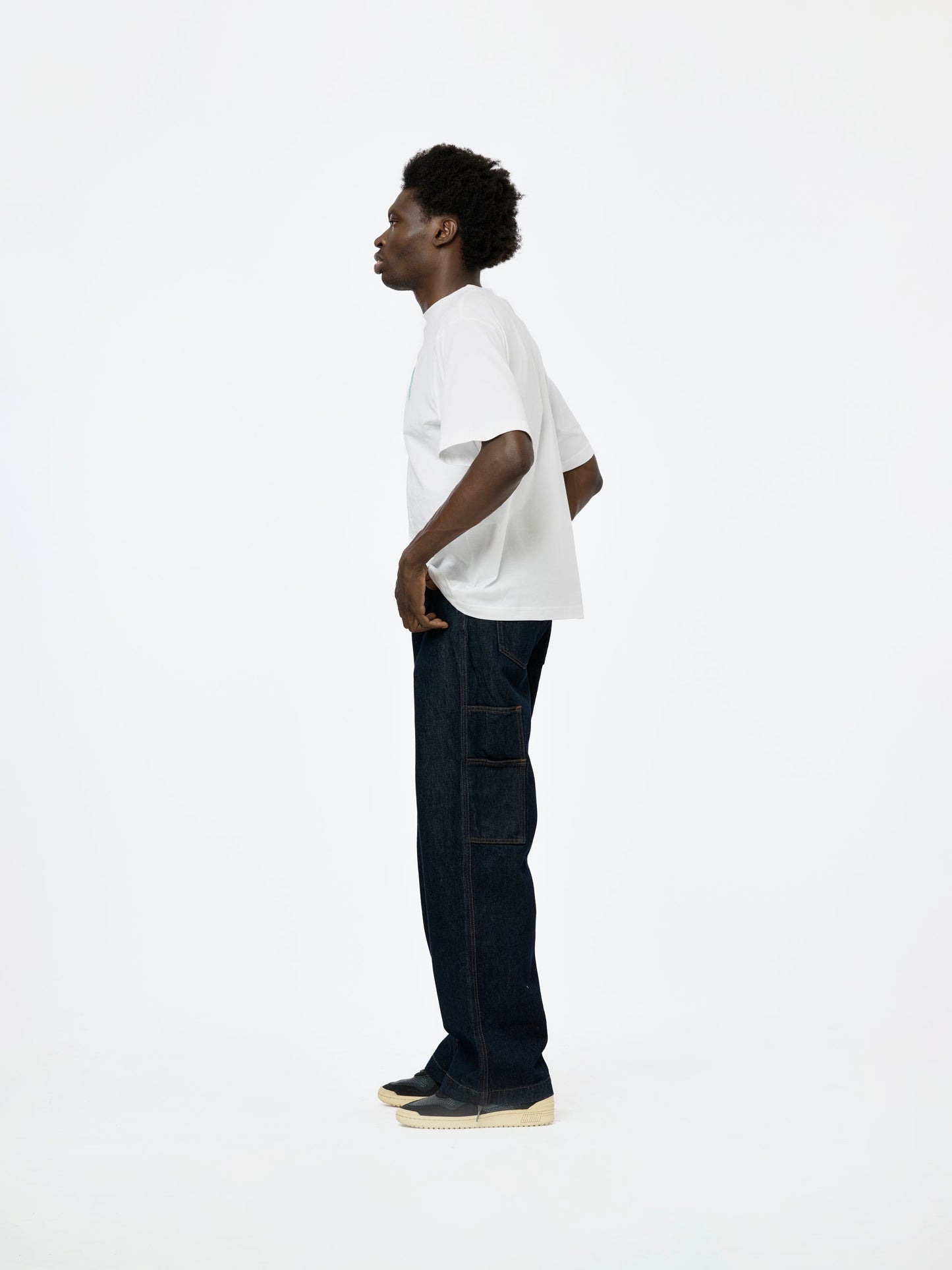 Brushed Logo T-shirt (Lily White)