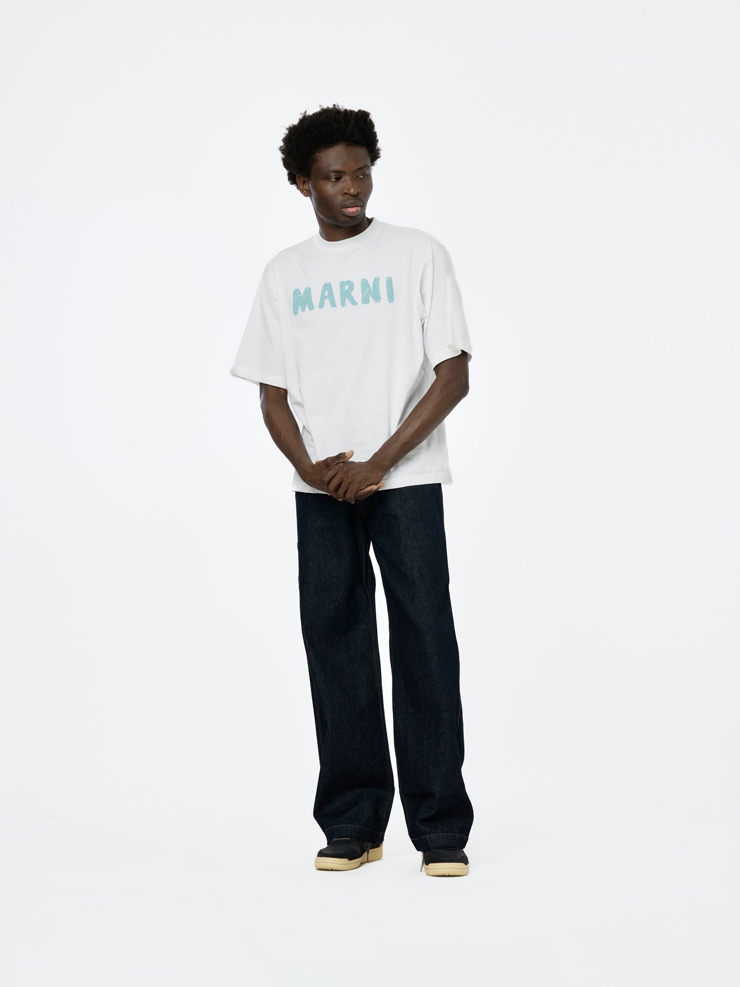 Brushed Logo T-shirt (Lily White)
