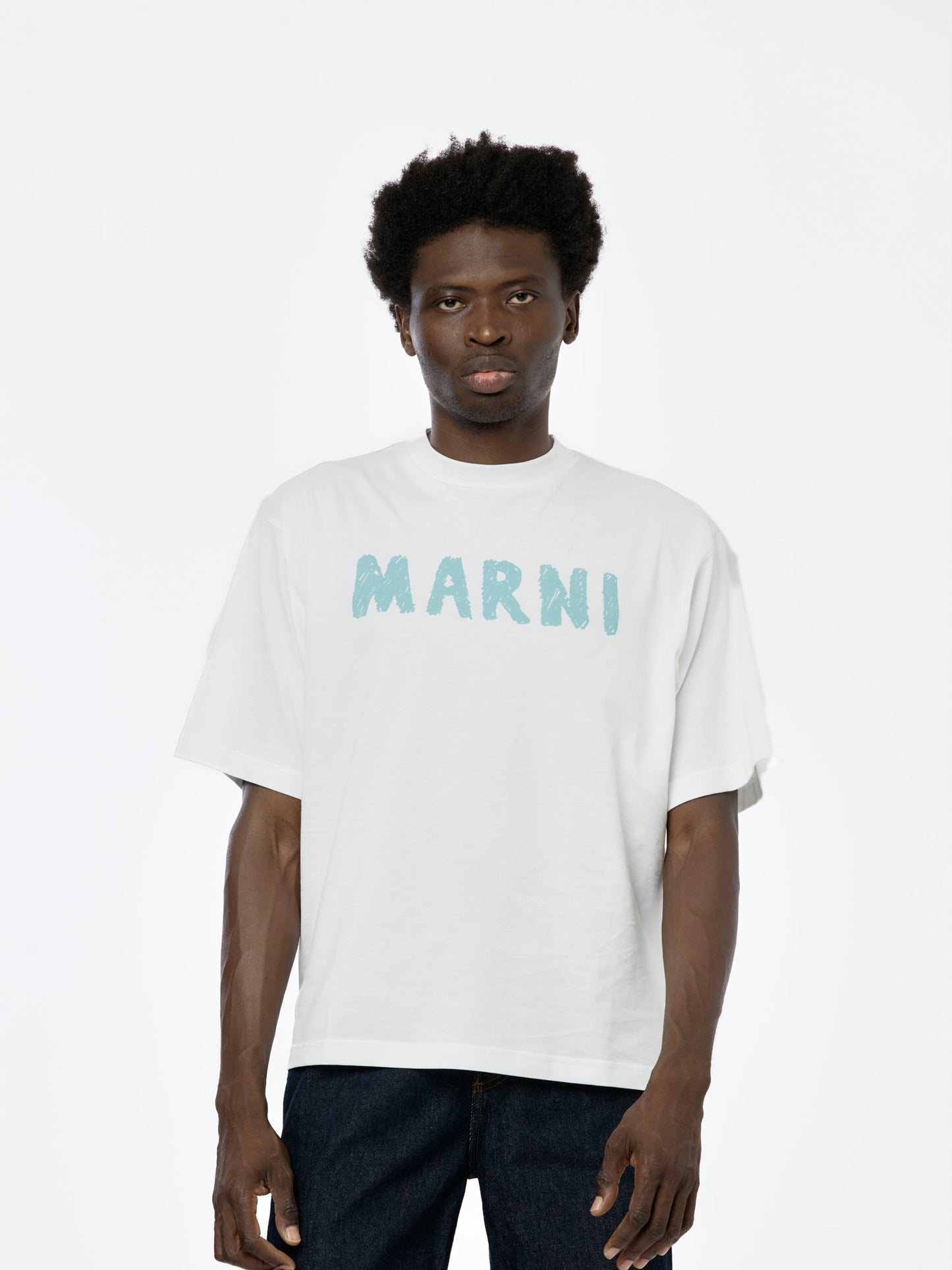 Brushed Logo T-shirt (Lily White)